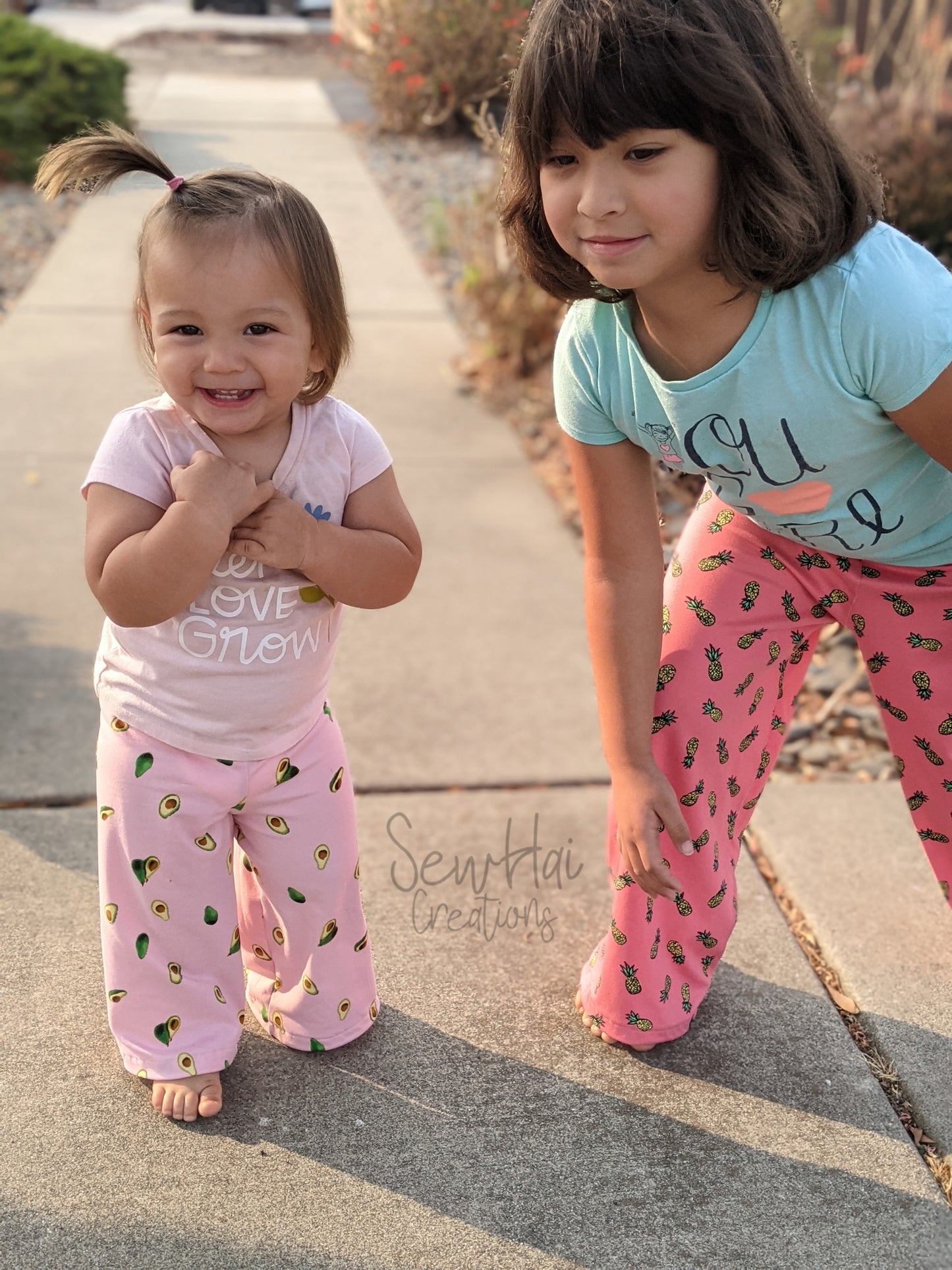 Kids Rockapalazzo Pants - Multiple options available - Digital PDF Sewing Pattern