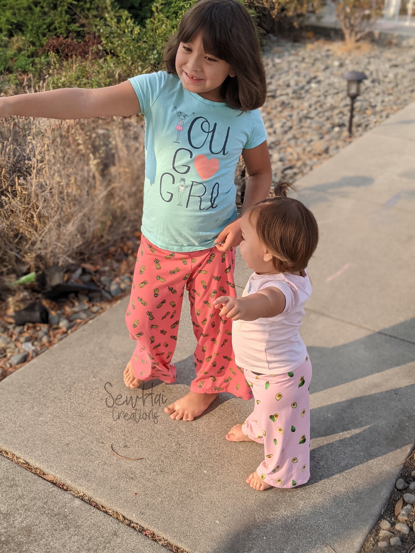 Kids Rockapalazzo Pants - Multiple options available - Digital PDF Sewing Pattern