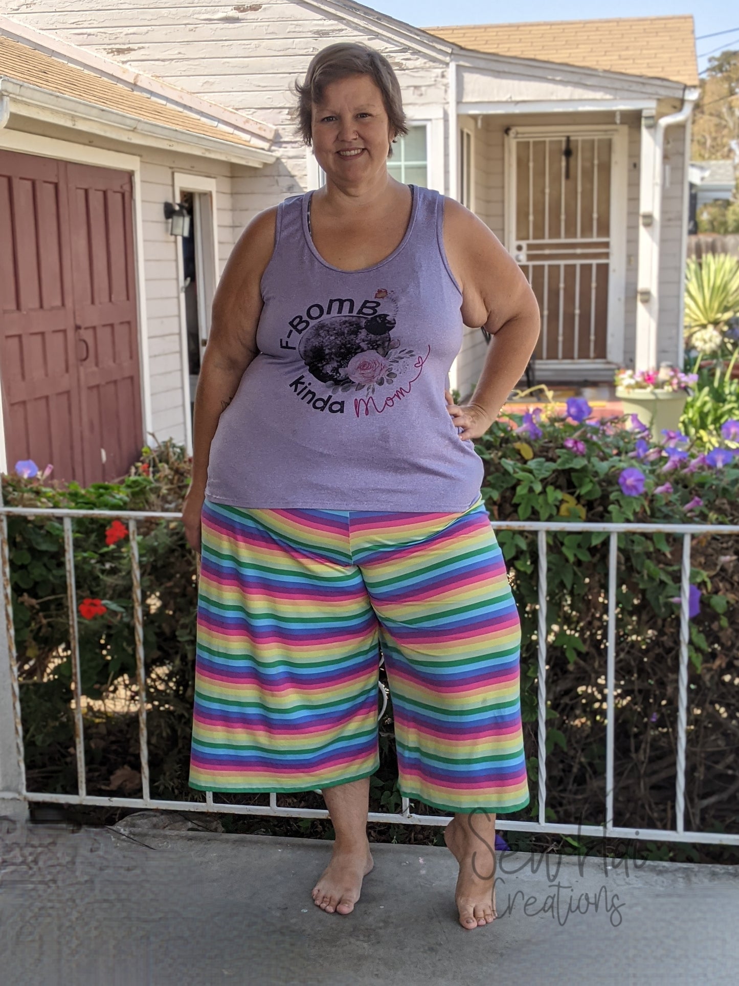 Adult Rockapalazzo Pants - Multiple options available - Digital PDF Sewing Pattern