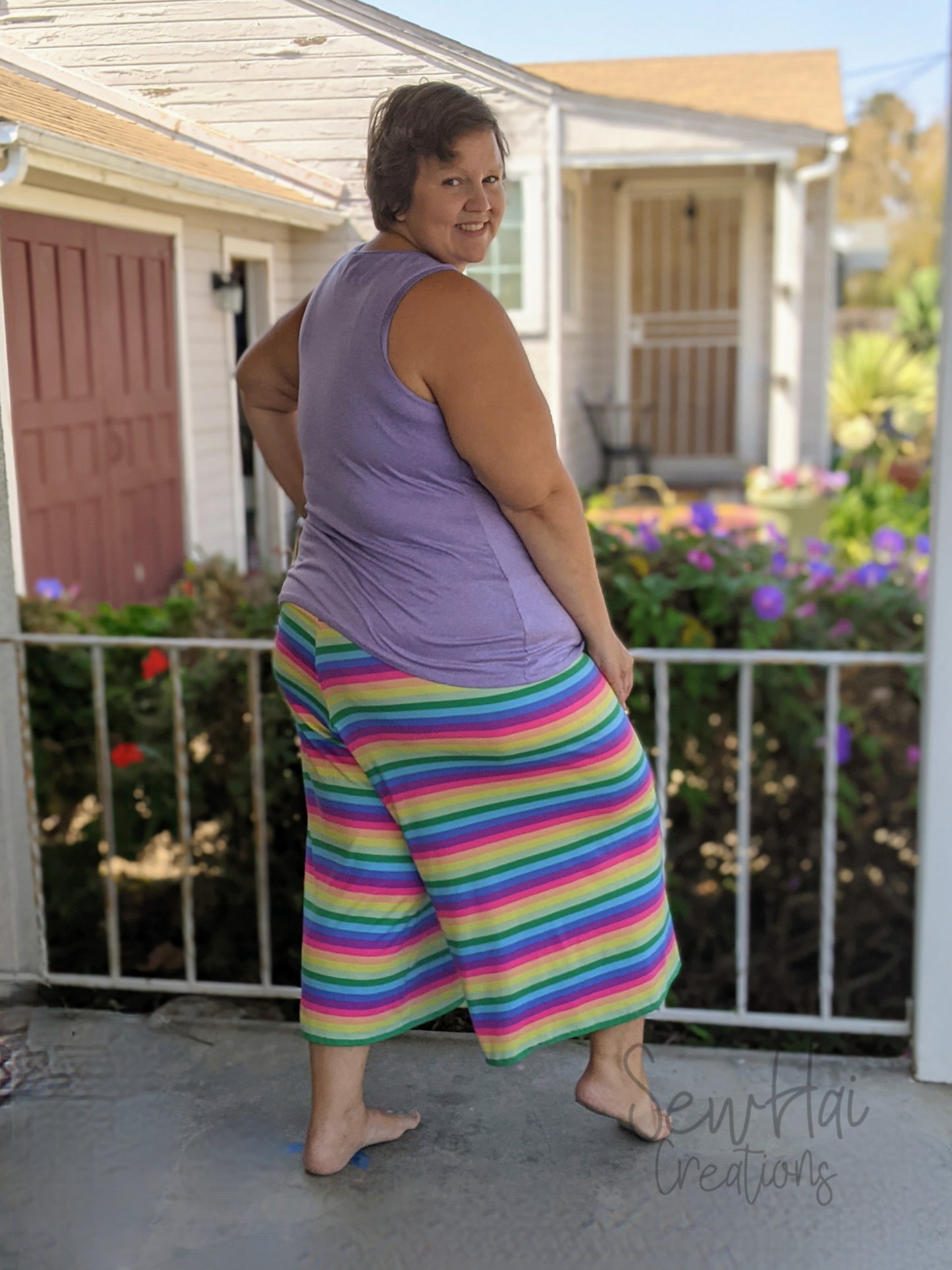 Adult Rockapalazzo Pants - Multiple options available - Digital PDF Sewing Pattern