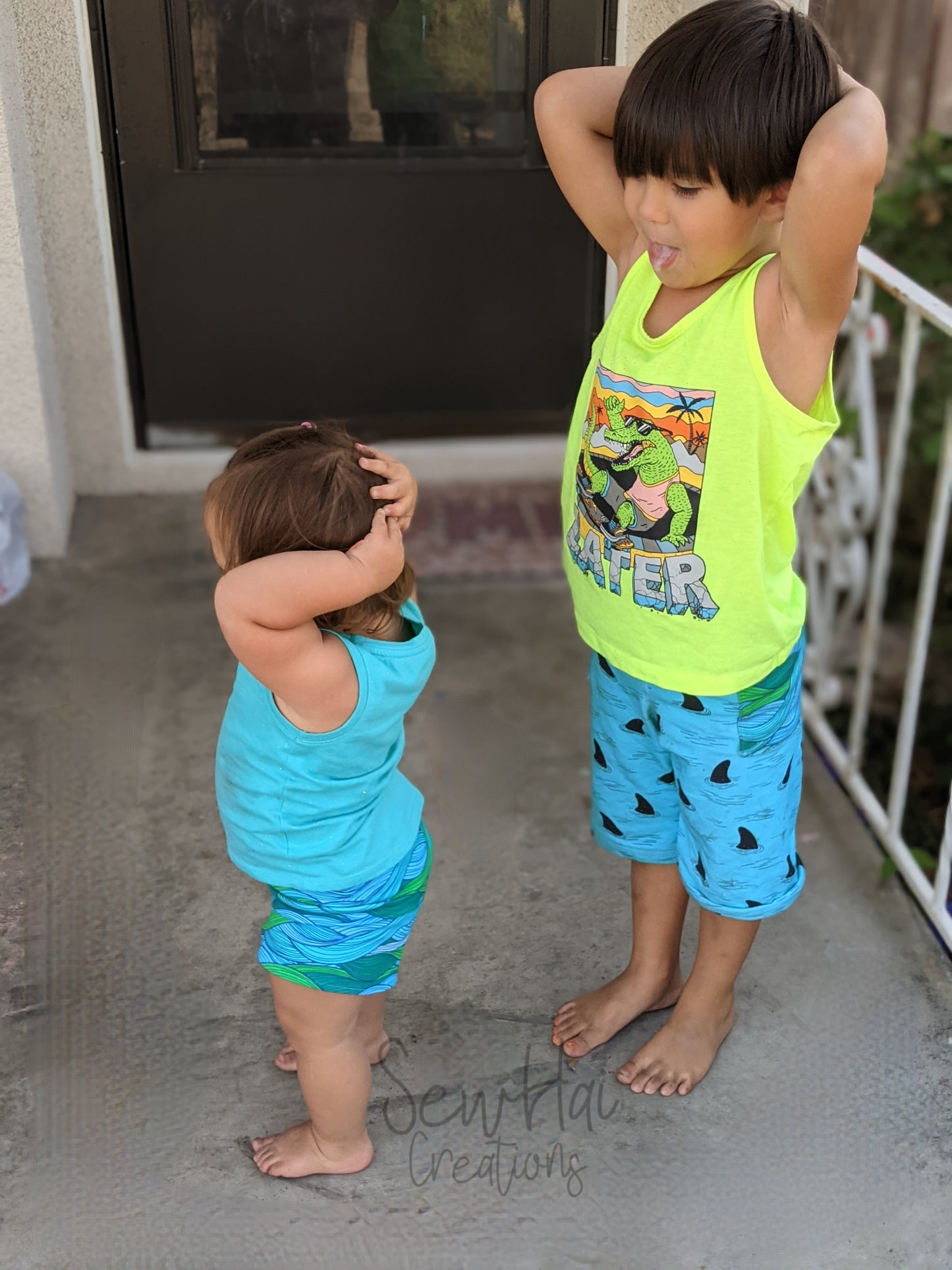Kids Rockapalazzo Pants - Multiple options available - Digital PDF Sewing Pattern