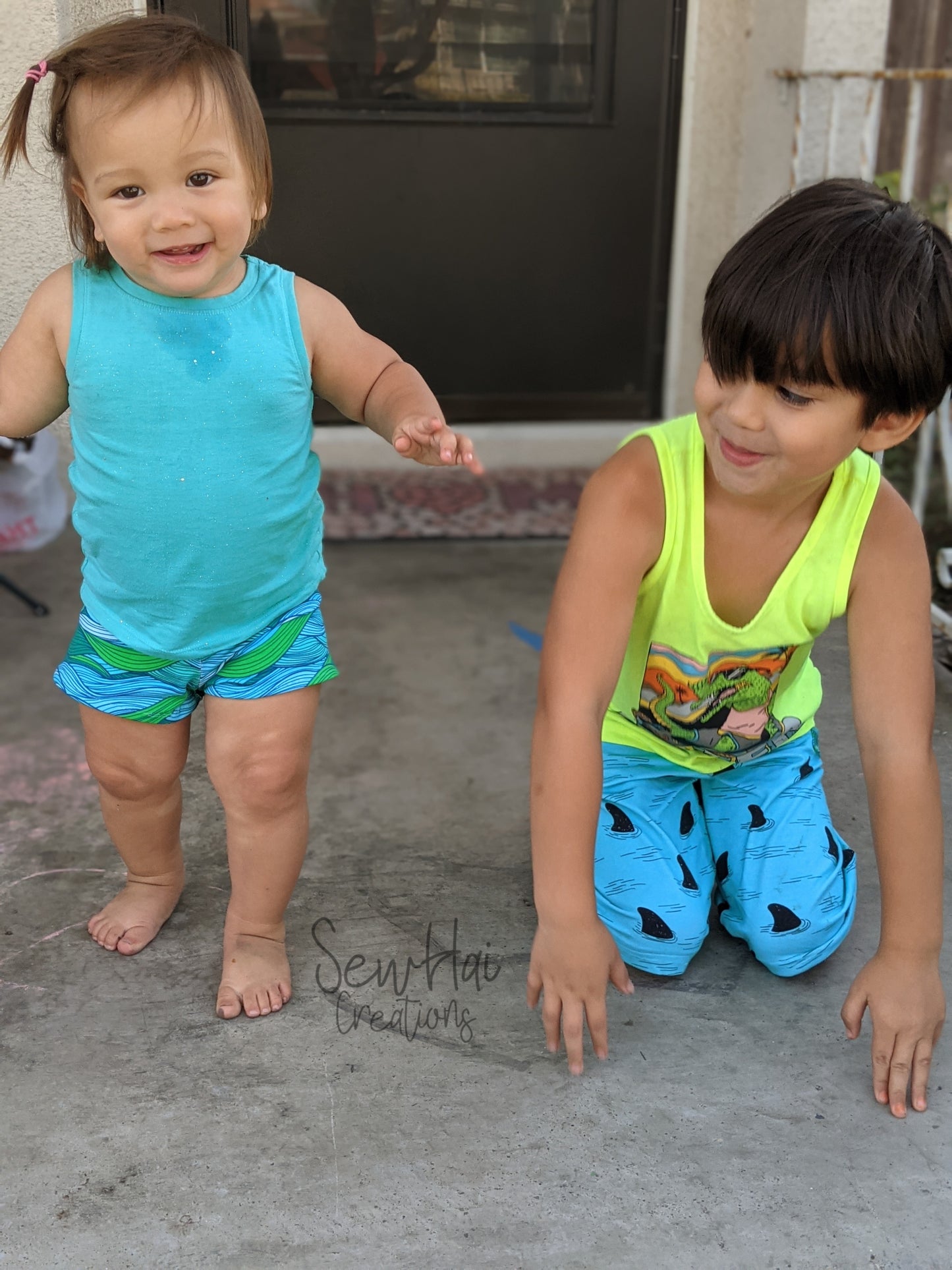 Kids Rockapalazzo Pants - Multiple options available - Digital PDF Sewing Pattern