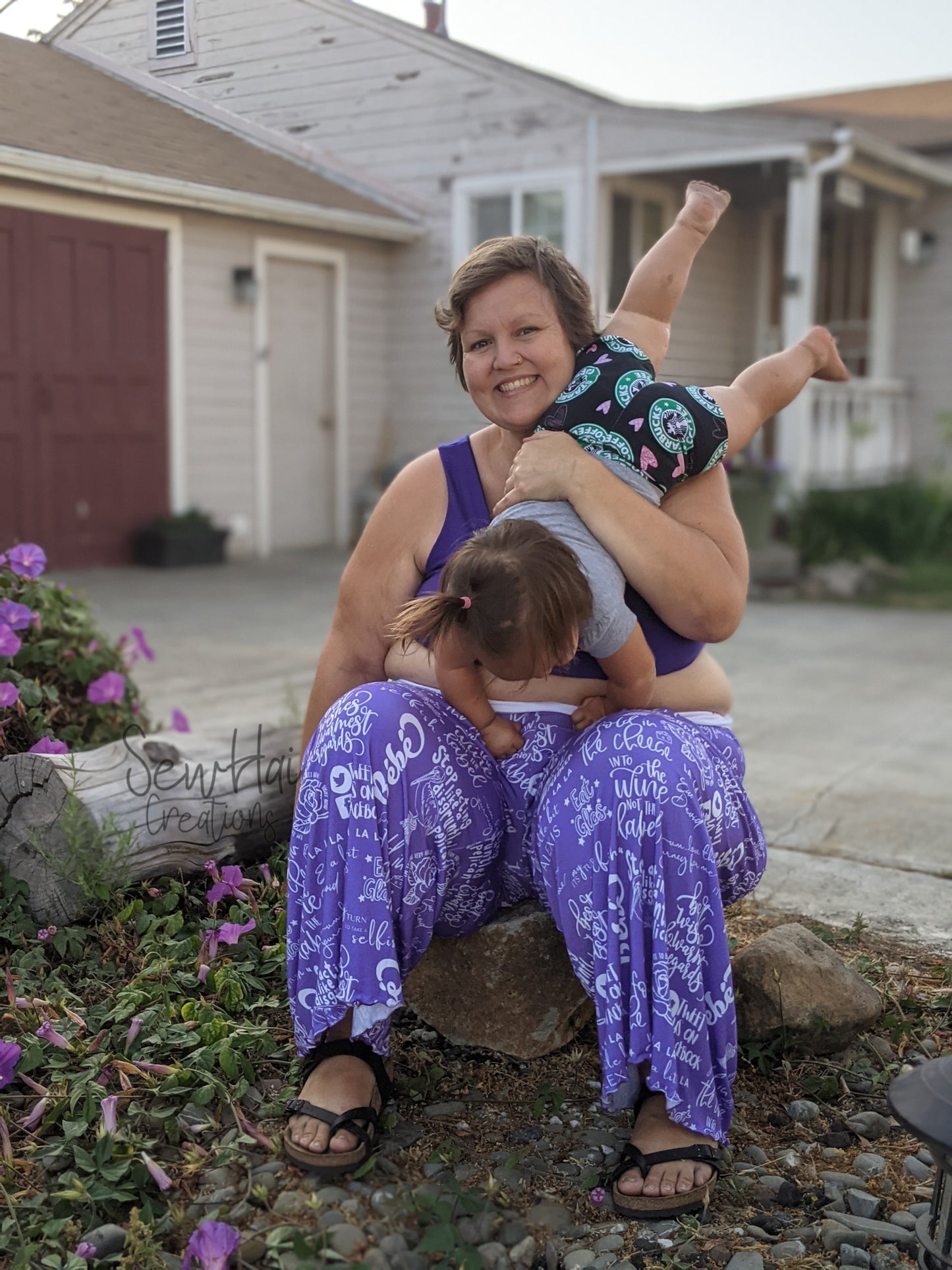 Adult Rockapalazzo Pants - Multiple options available - Digital PDF Sewing Pattern