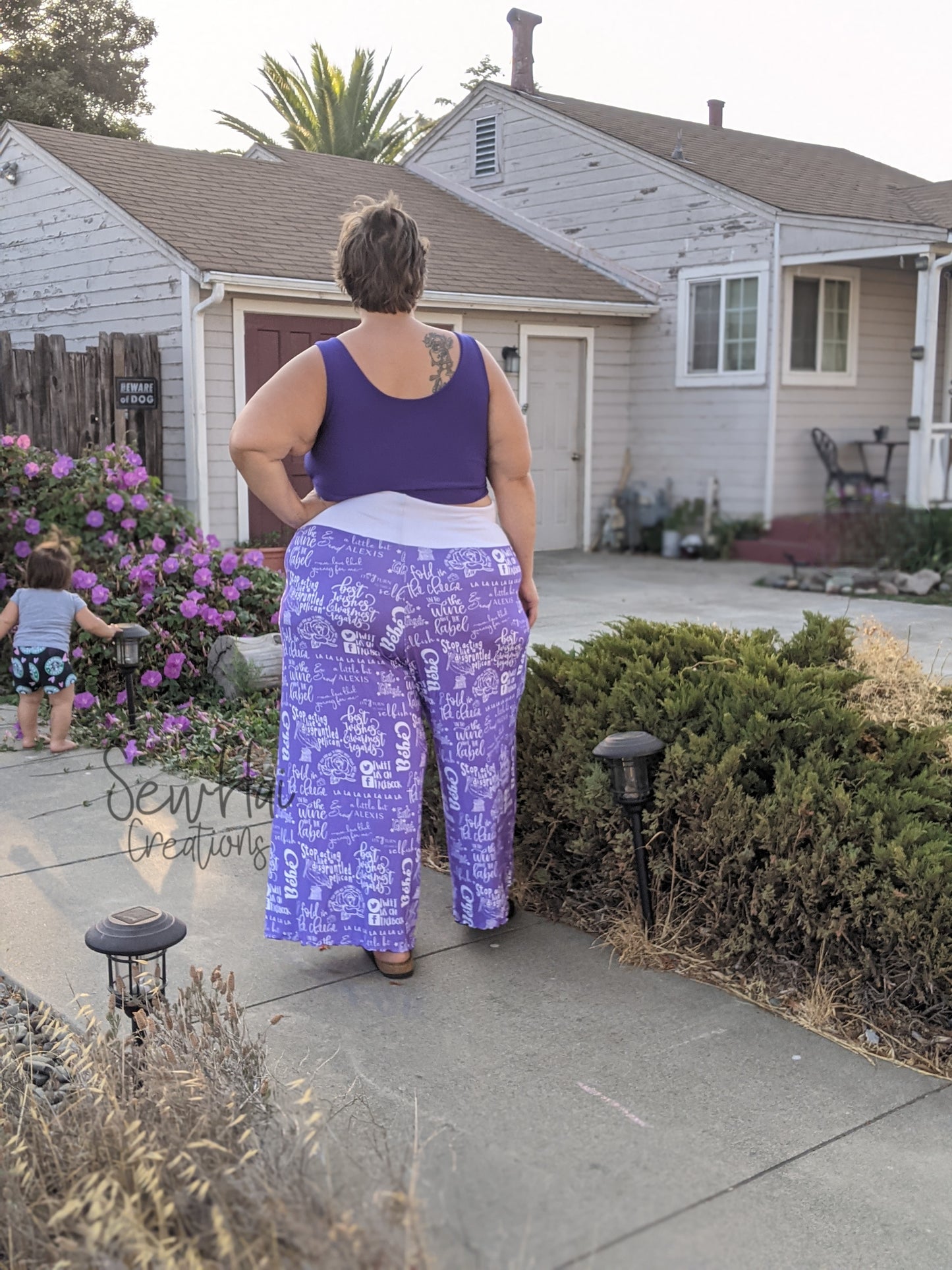 Adult Rockapalazzo Pants - Multiple options available - Digital PDF Sewing Pattern