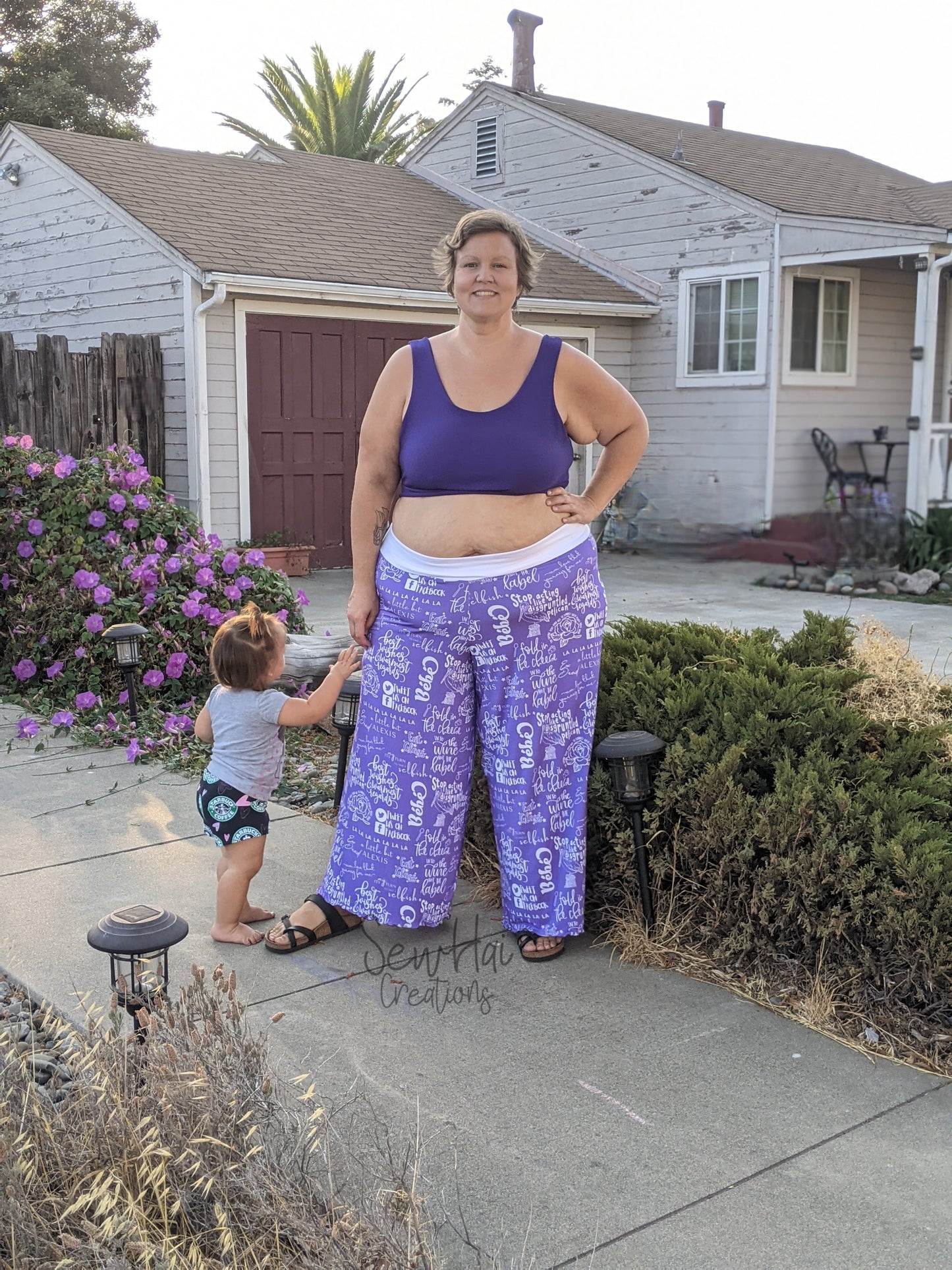 Adult Rockapalazzo Pants - Multiple options available - Digital PDF Sewing Pattern