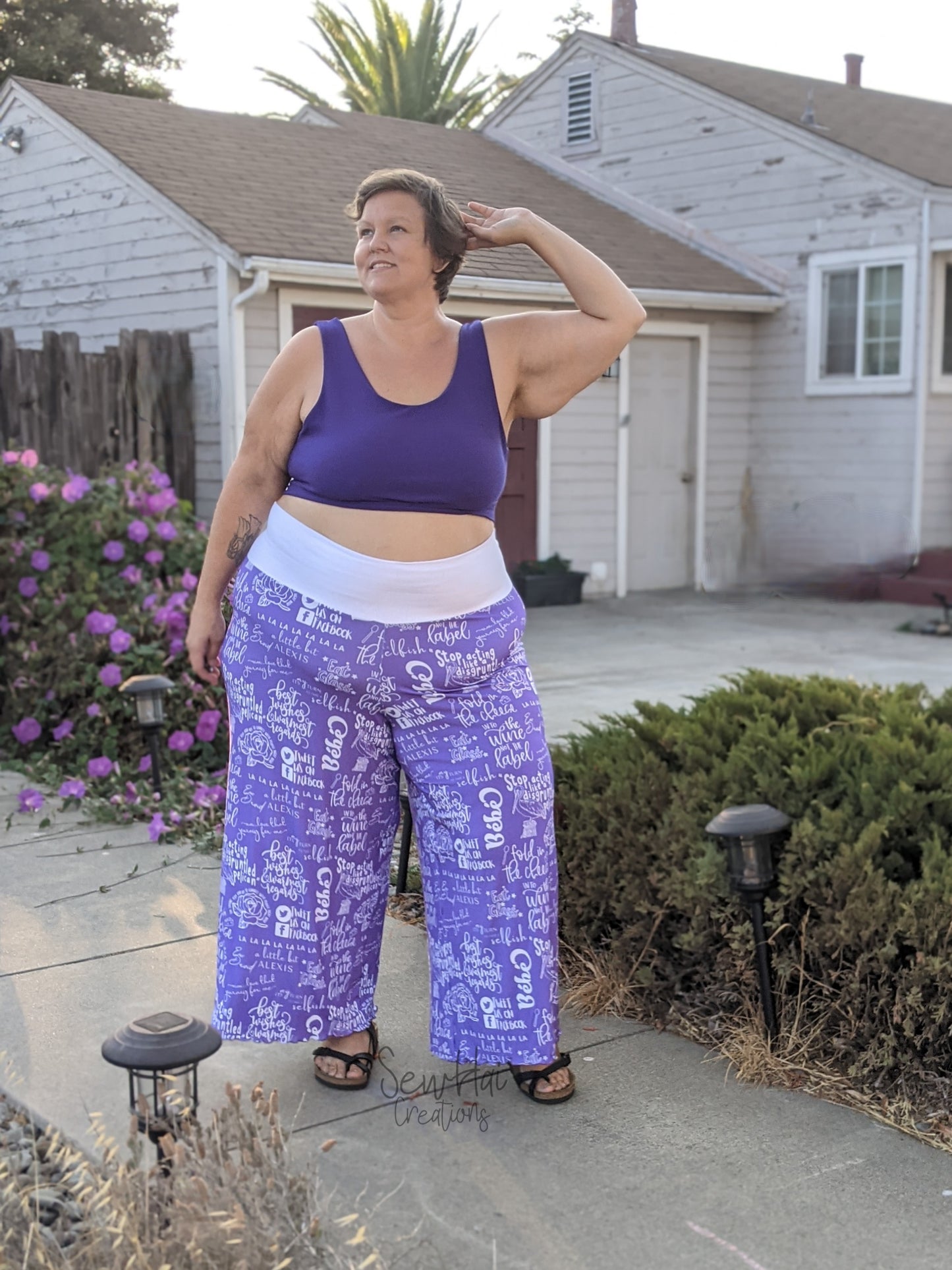 Adult Rockapalazzo Pants - Multiple options available - Digital PDF Sewing Pattern