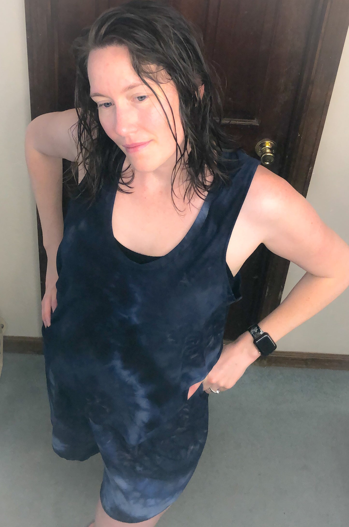 Adult Digital Sewing PDF Pattern - Sweet Sleep Set - Shorts and Tank top Pajamas