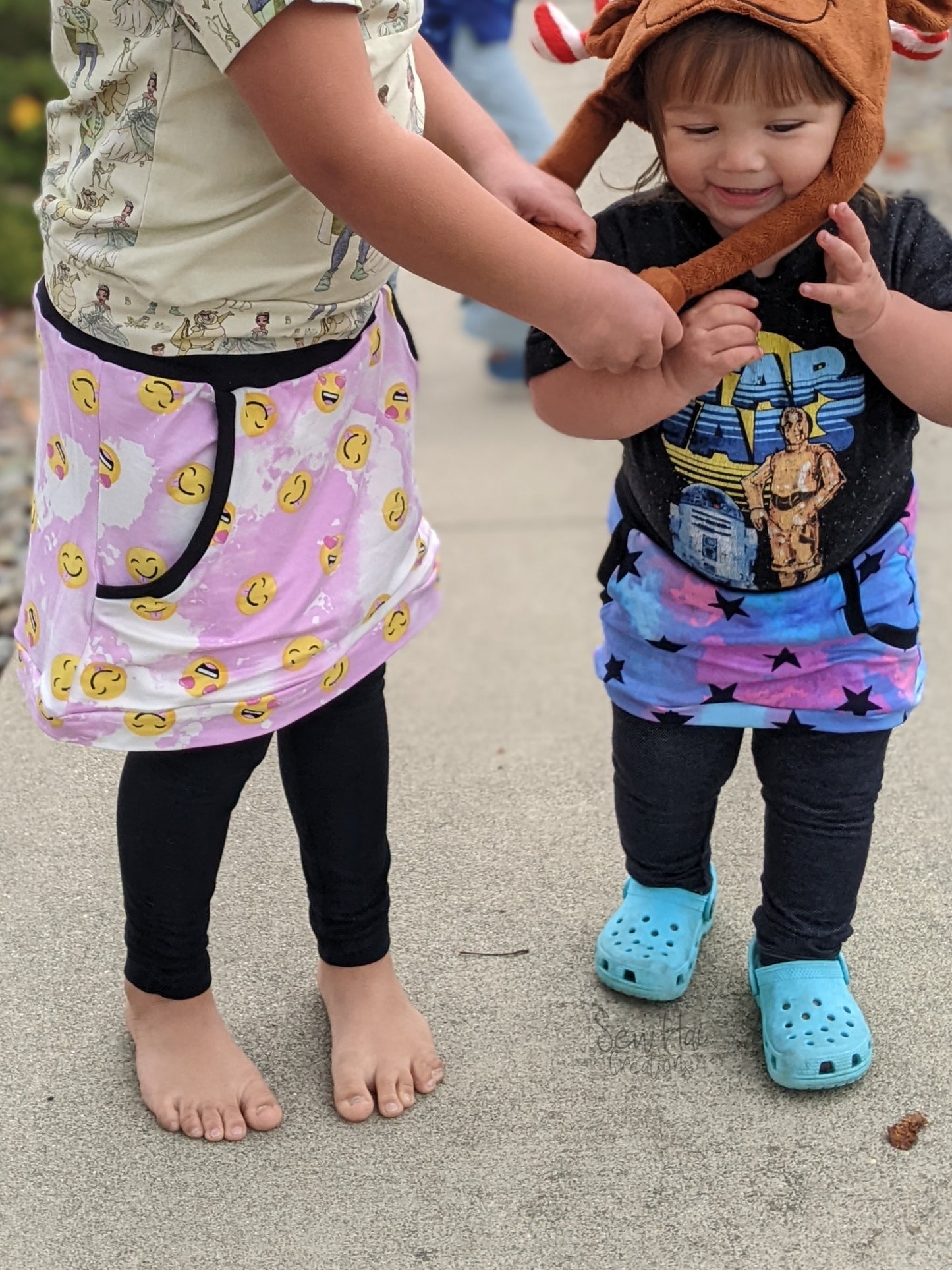 Kids Candy Pocket Skirt - Digital PDF Sewing Pattern - Size Preemie to 20 youth