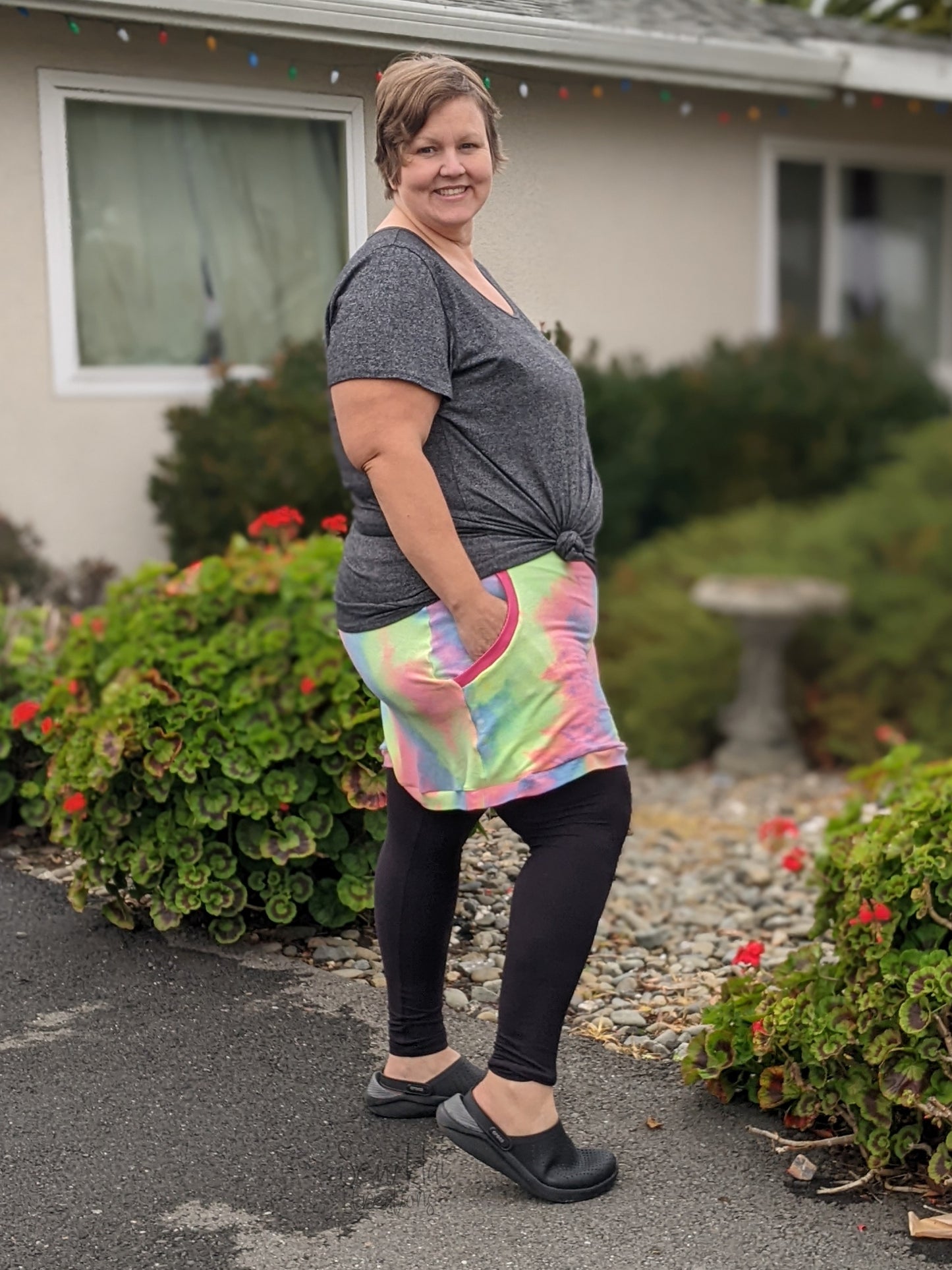 Adult Candy Pocket Skirt - Digital PDF Sewing Pattern - Size 28" hip to 83" hip