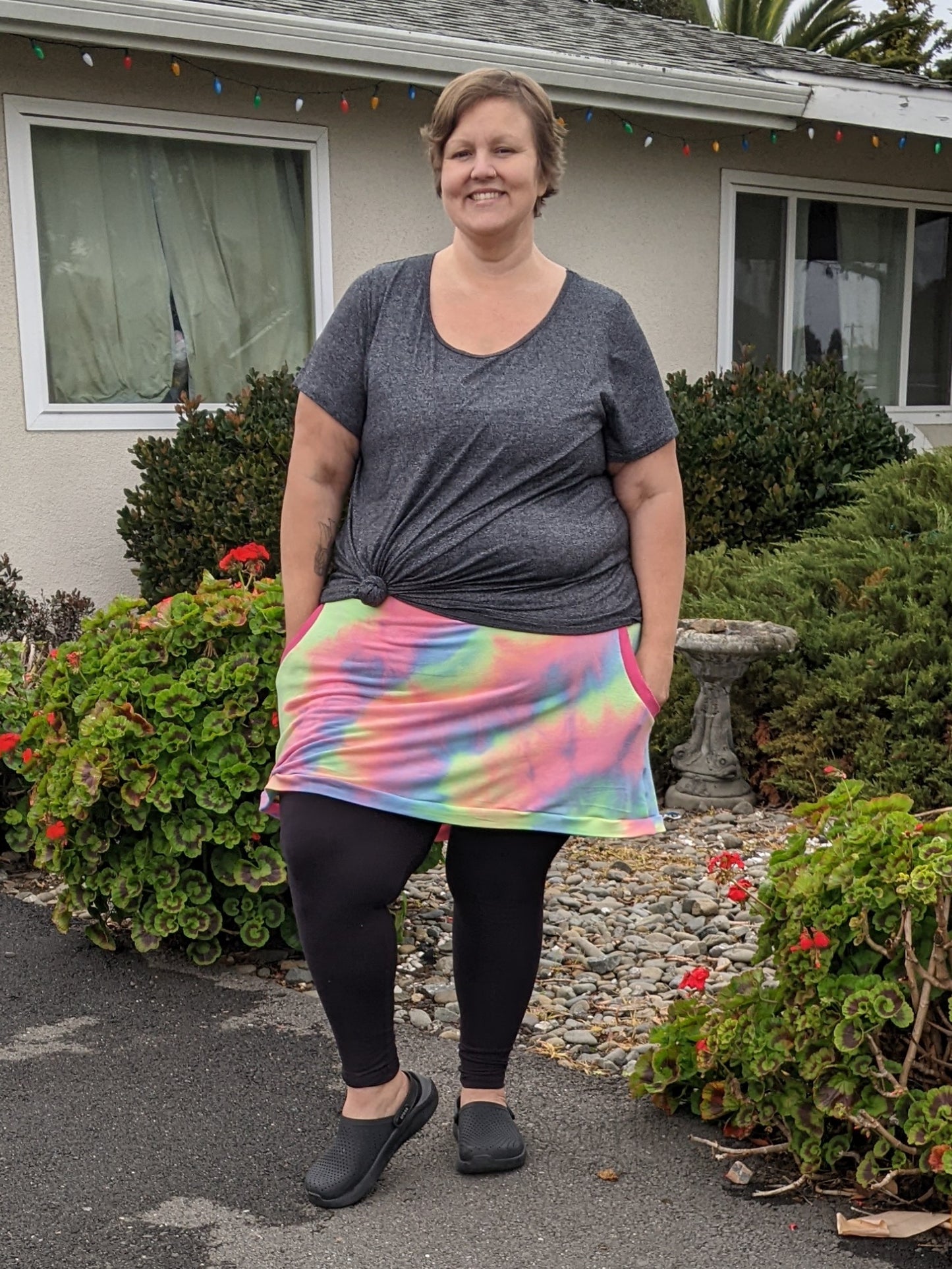 Adult Candy Pocket Skirt - Digital PDF Sewing Pattern - Size 28" hip to 83" hip