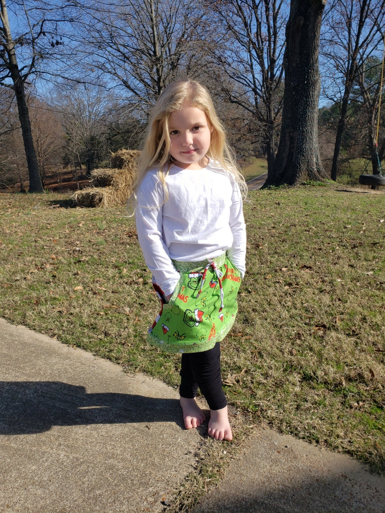 Kids Candy Pocket Skirt - Digital PDF Sewing Pattern - Size Preemie to 20 youth