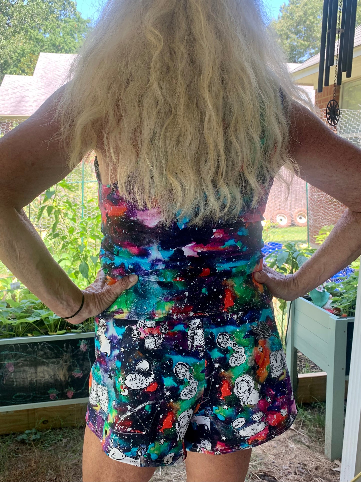 Adult Digital Sewing PDF Pattern - Sweet Sleep Set - Shorts and Tank top Pajamas