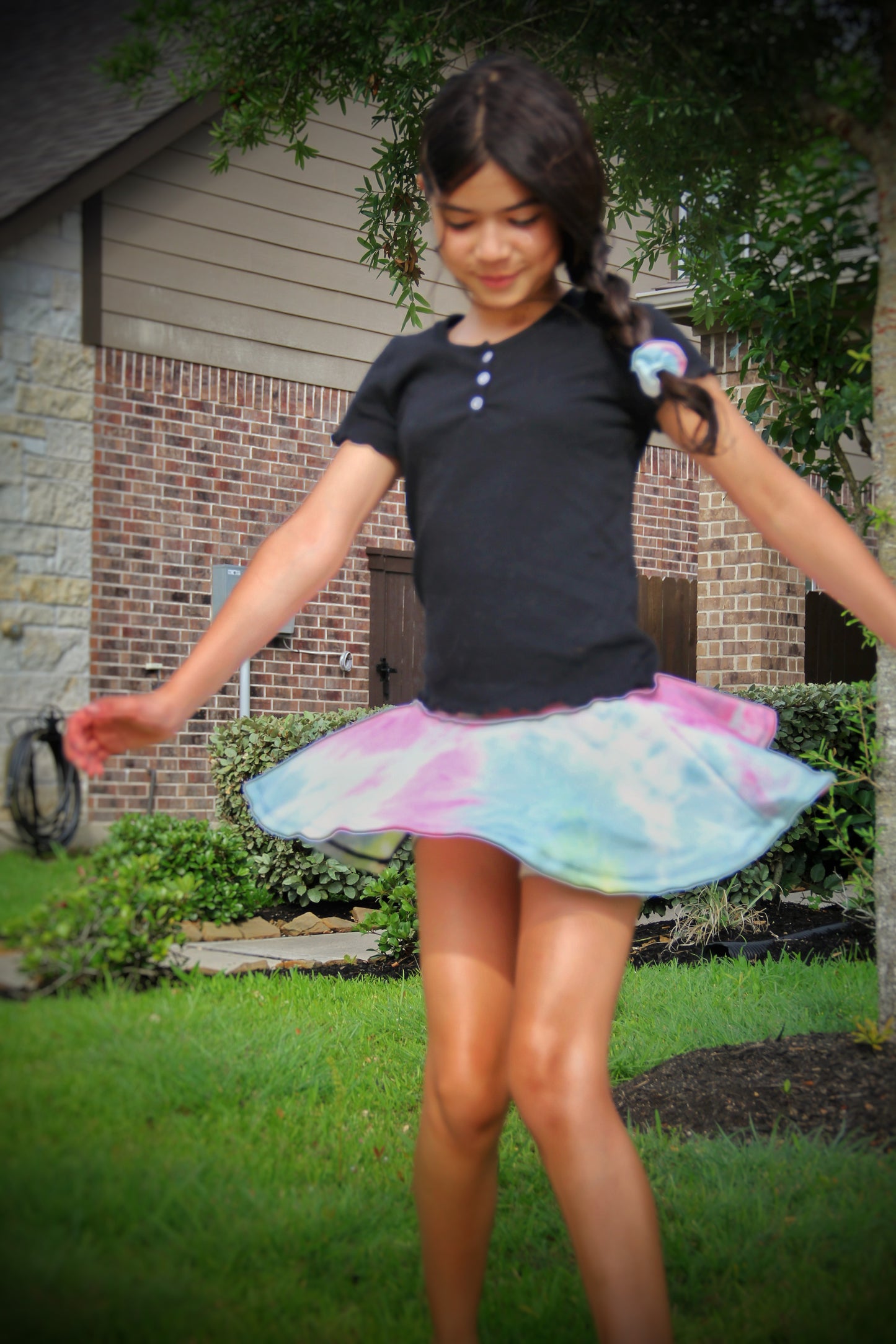 Kids Sporty Skorty Skirt, Shorts to full length yoga pants - Digital PDF Sewing Pattern - Size Preemie to 20 youth