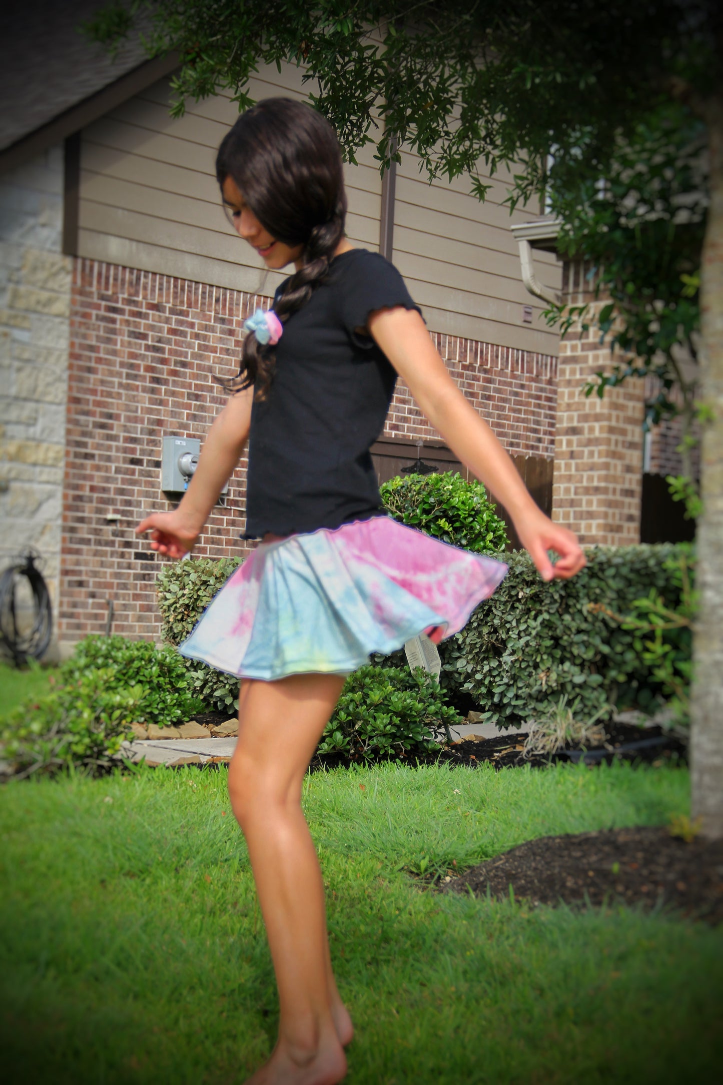 Kids Sporty Skorty Skirt, Shorts to full length yoga pants - Digital PDF Sewing Pattern - Size Preemie to 20 youth