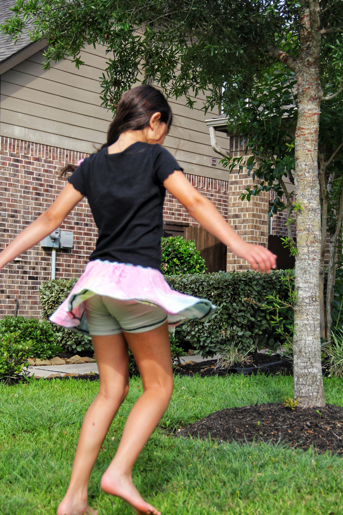 Kids Sporty Skorty Skirt, Shorts to full length yoga pants - Digital PDF Sewing Pattern - Size Preemie to 20 youth