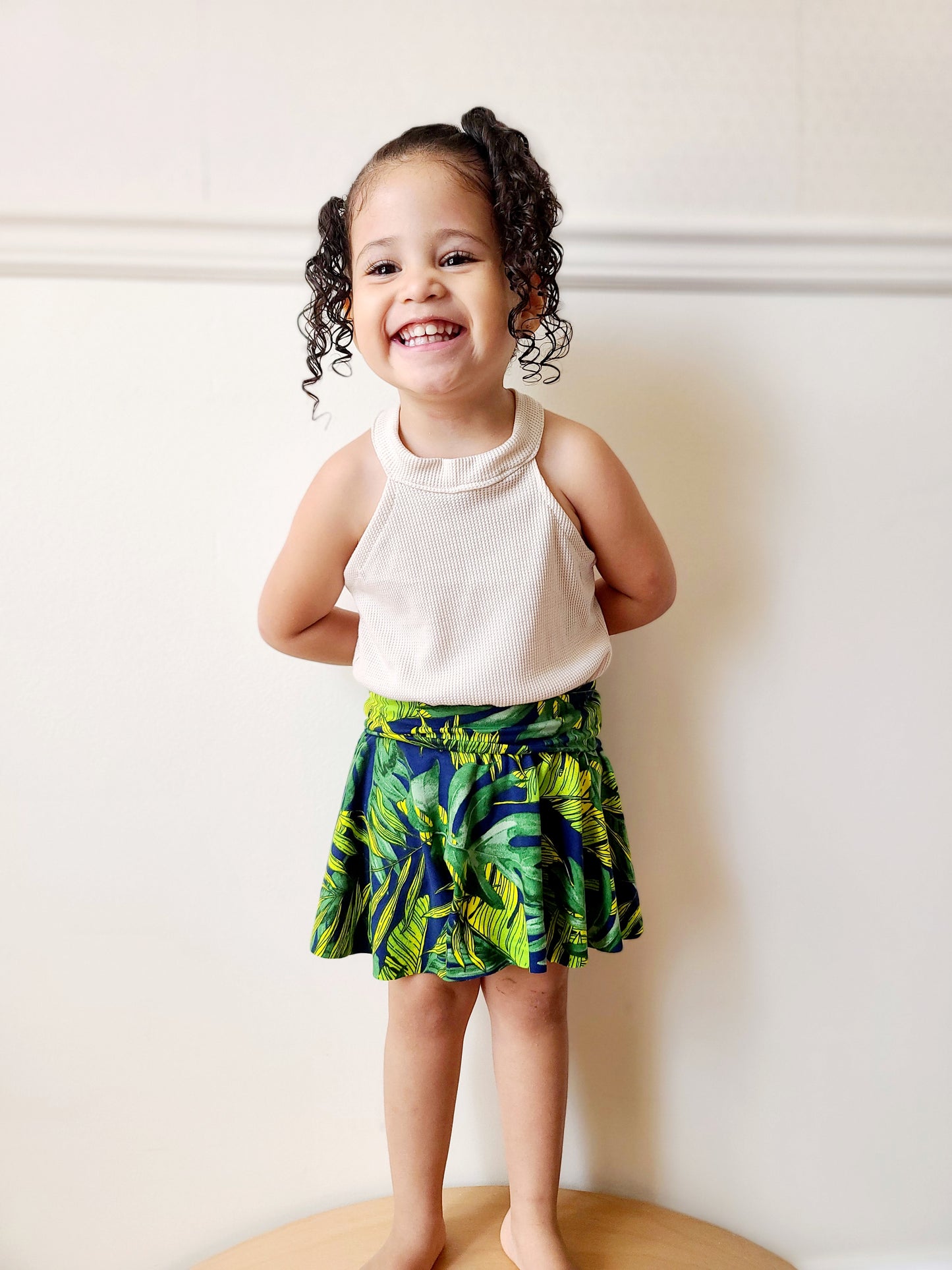 Kids Sporty Skorty Skirt, Shorts to full length yoga pants - Digital PDF Sewing Pattern - Size Preemie to 20 youth