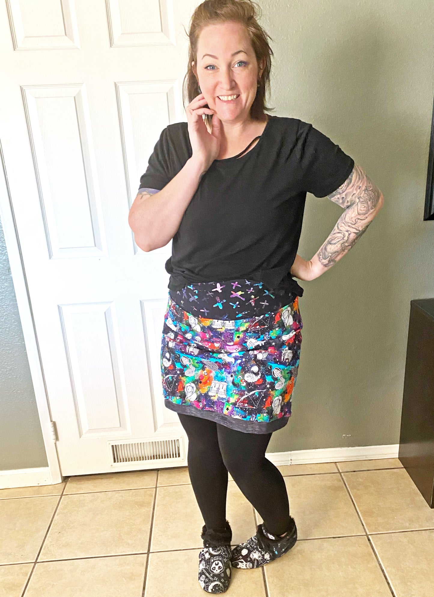 Adult Candy Pocket Skirt - Digital PDF Sewing Pattern - Size 28" hip to 83" hip