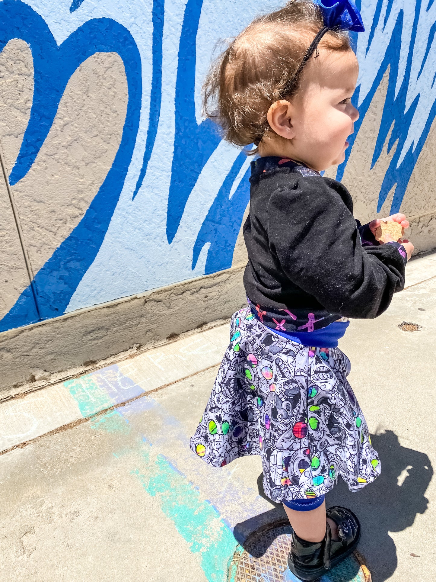 Kids Sporty Skorty Skirt, Shorts to full length yoga pants - Digital PDF Sewing Pattern - Size Preemie to 20 youth