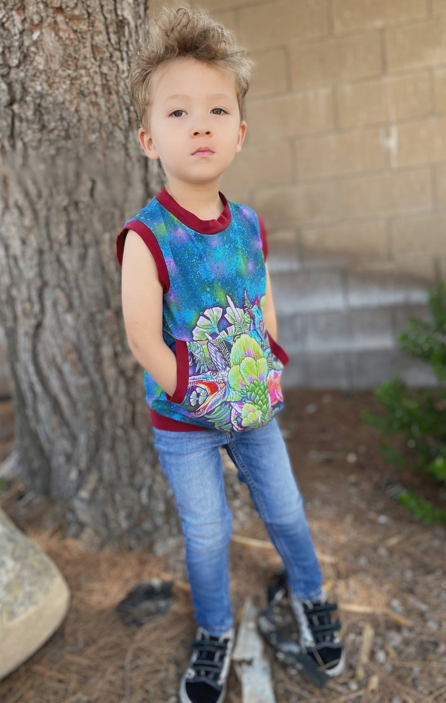 Kids Candy Pocket Tee - Multiple options available - Digital PDF Sewing Pattern