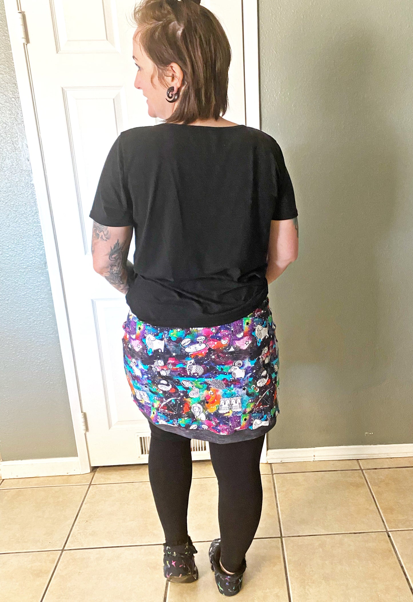 Adult Candy Pocket Skirt - Digital PDF Sewing Pattern - Size 28" hip to 83" hip