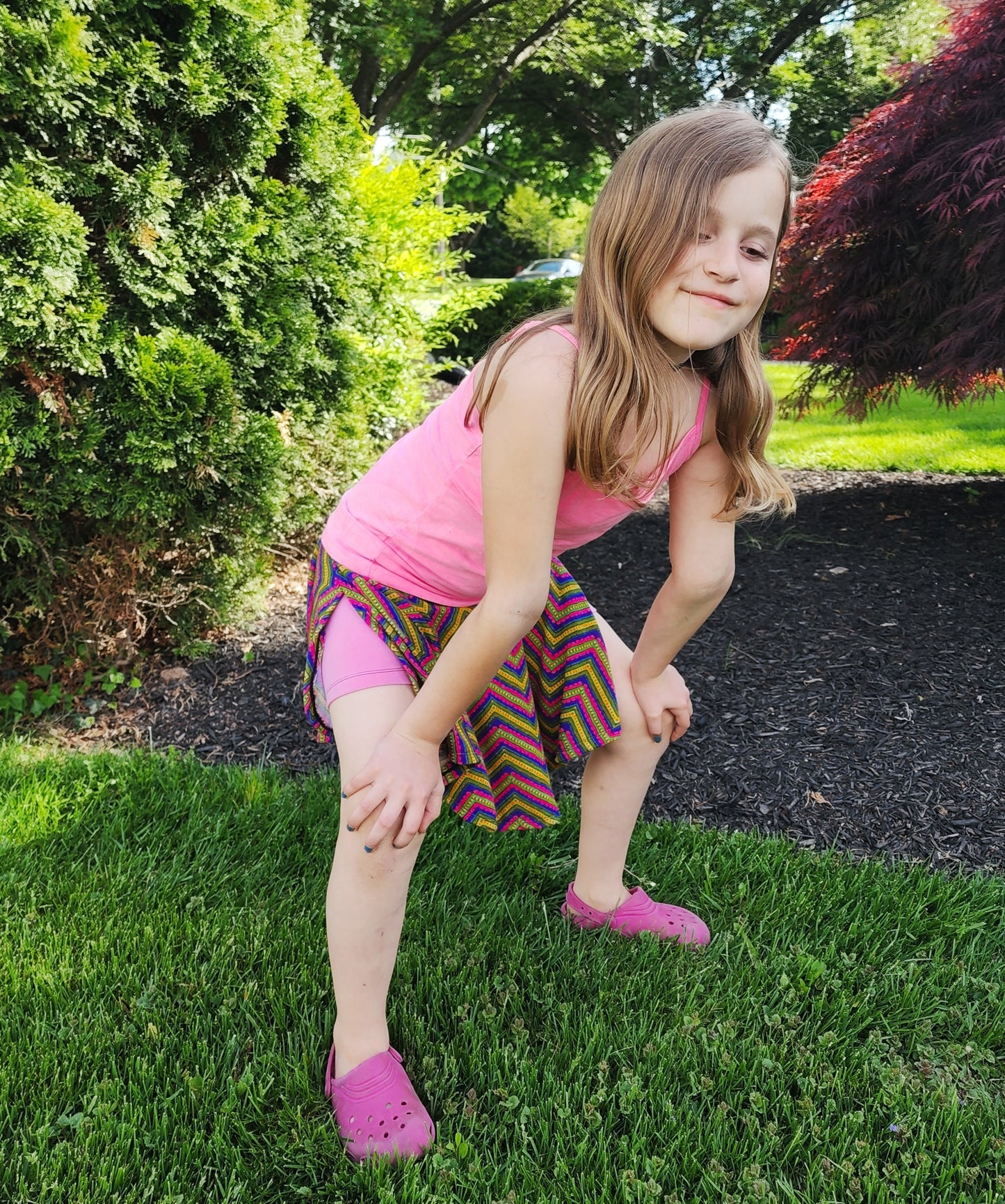 Kids Sporty Skorty Skirt, Shorts to full length yoga pants - Digital PDF Sewing Pattern - Size Preemie to 20 youth