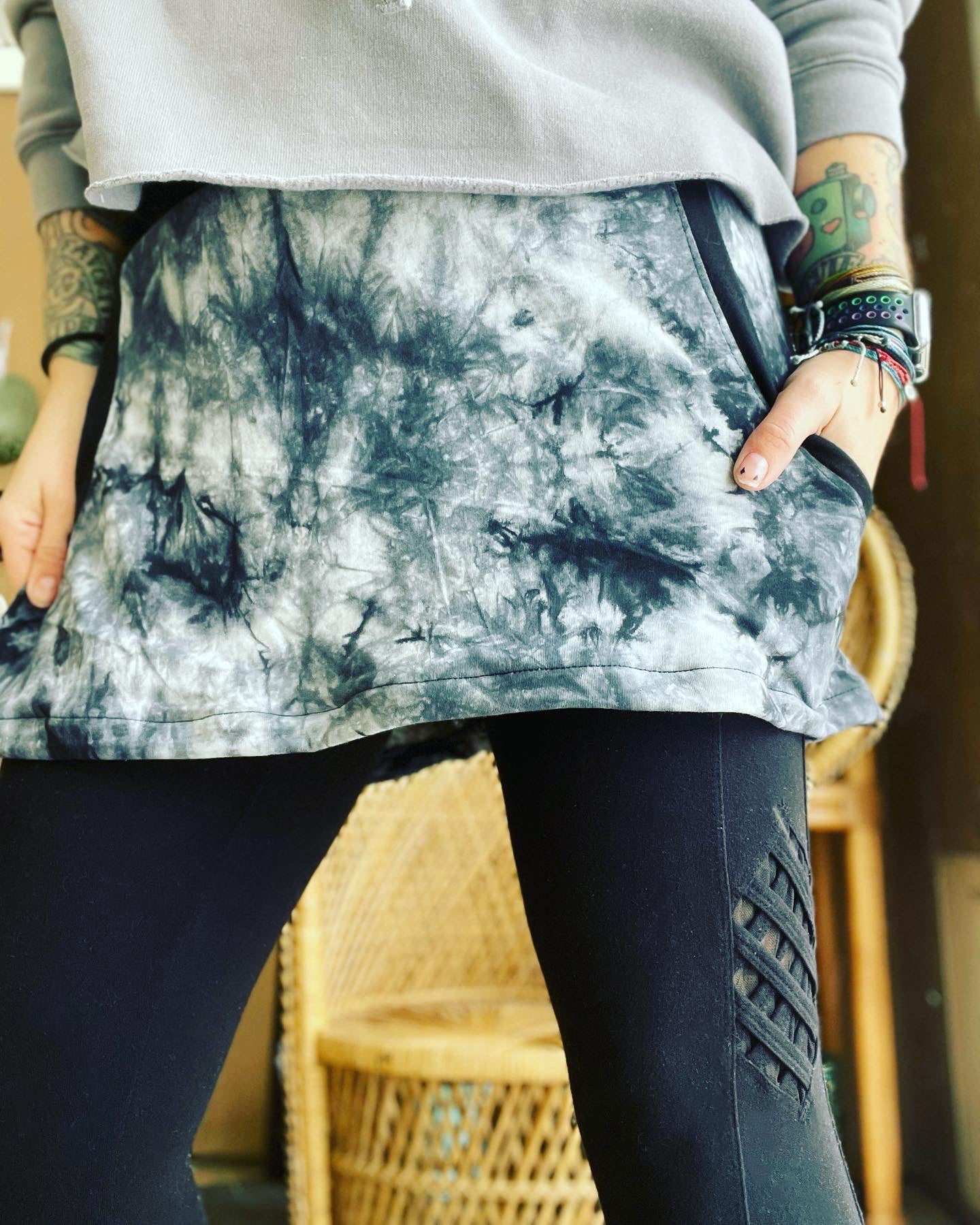 Adult Candy Pocket Skirt - Digital PDF Sewing Pattern - Size 28" hip to 83" hip