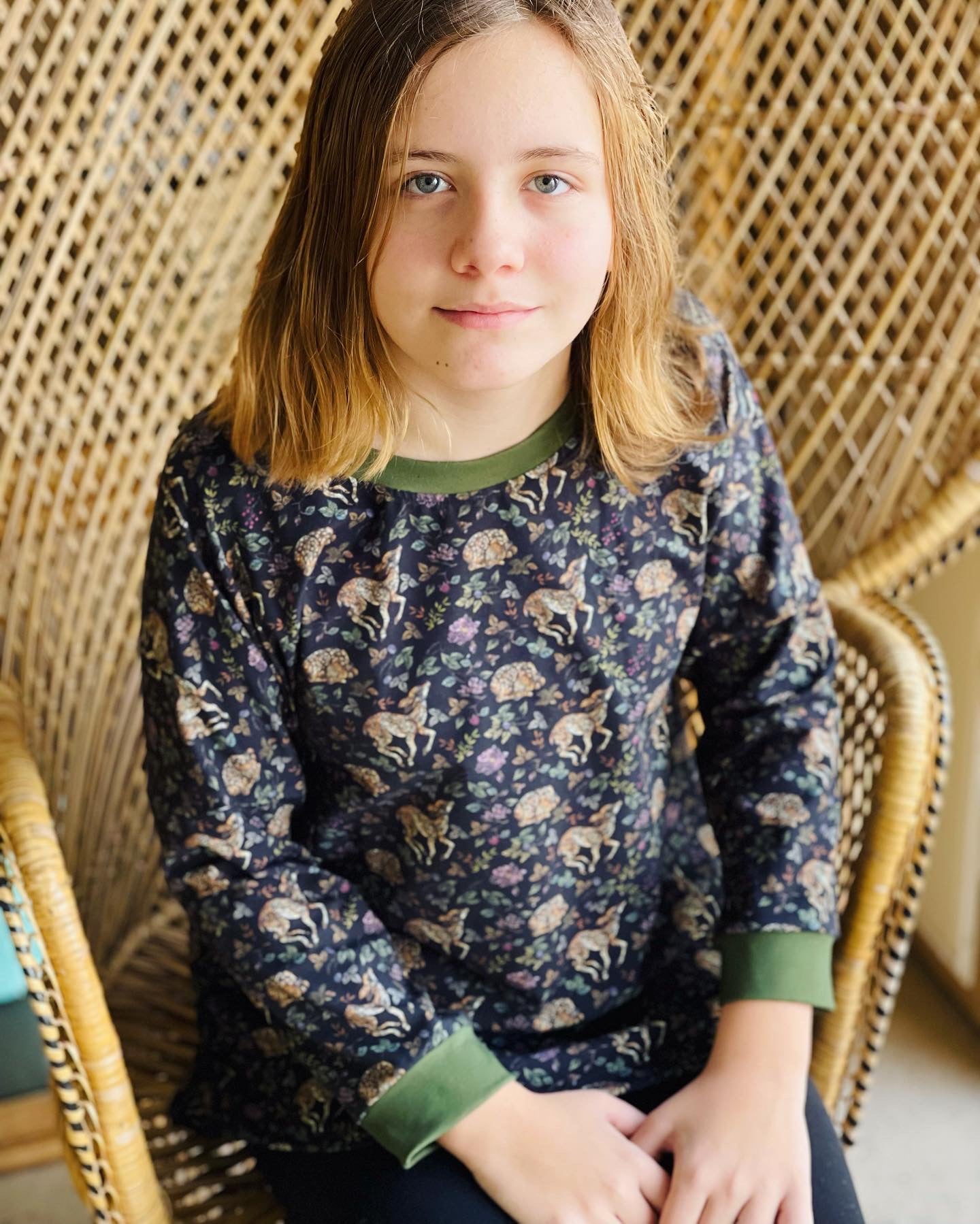 Kids All Seasons Dolman - Top, Tunic, Dress & Hi-Low - Digital PDF Pattern for Sewing