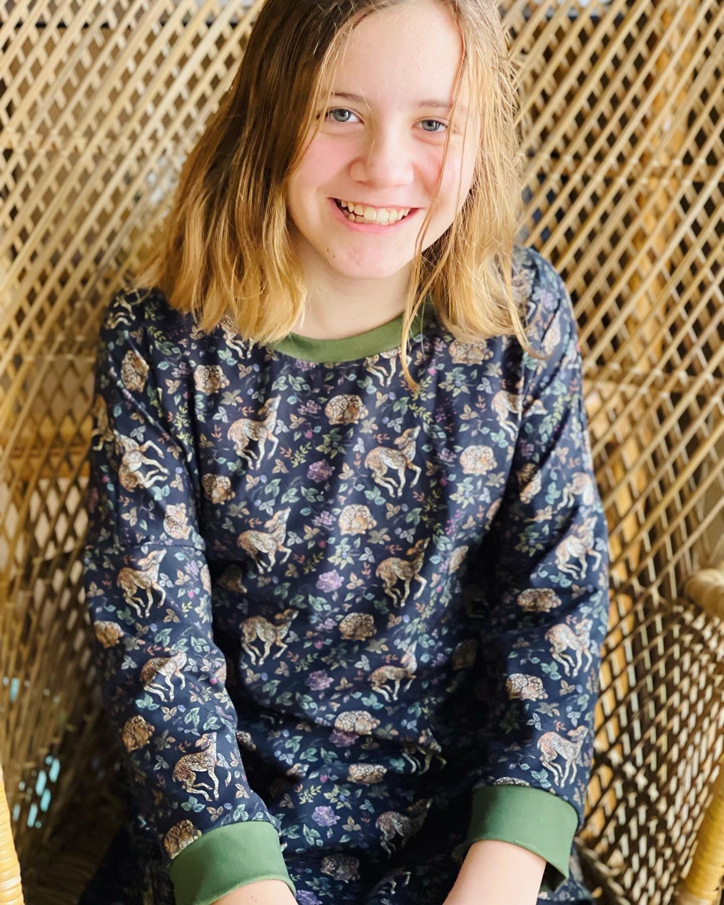 Kids All Seasons Dolman - Top, Tunic, Dress & Hi-Low - Digital PDF Pattern for Sewing
