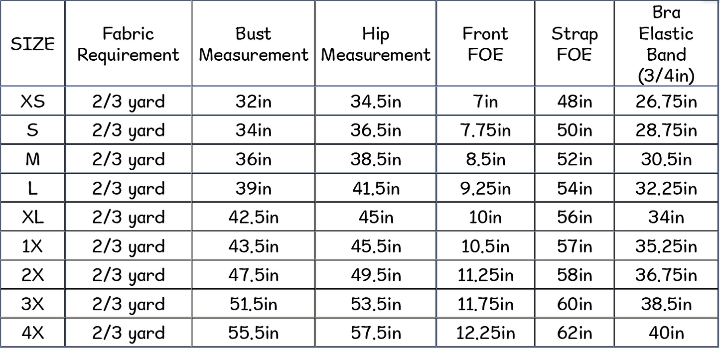 Salt Water Camisole PDF SEWING PATTERN