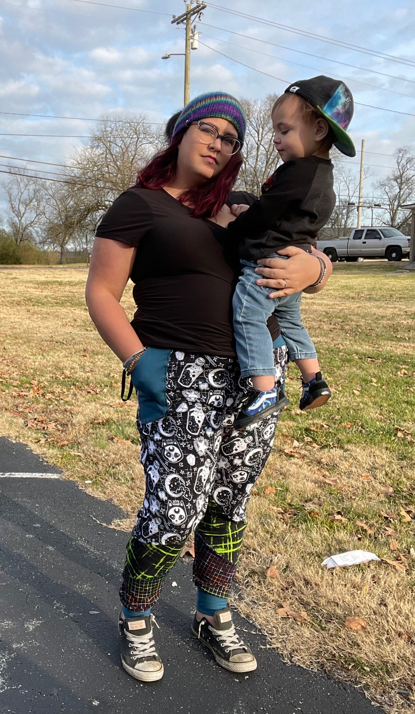 Adult Size - The Universal Joggers - Unisex Stretch Pants with color block options PDF Digital Sewing Patterns