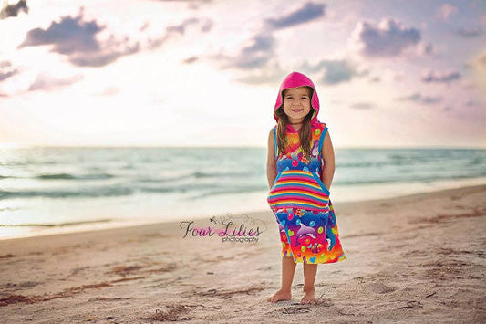 The Hideaway Hoodie Dress Sewing Pattern (PDF)