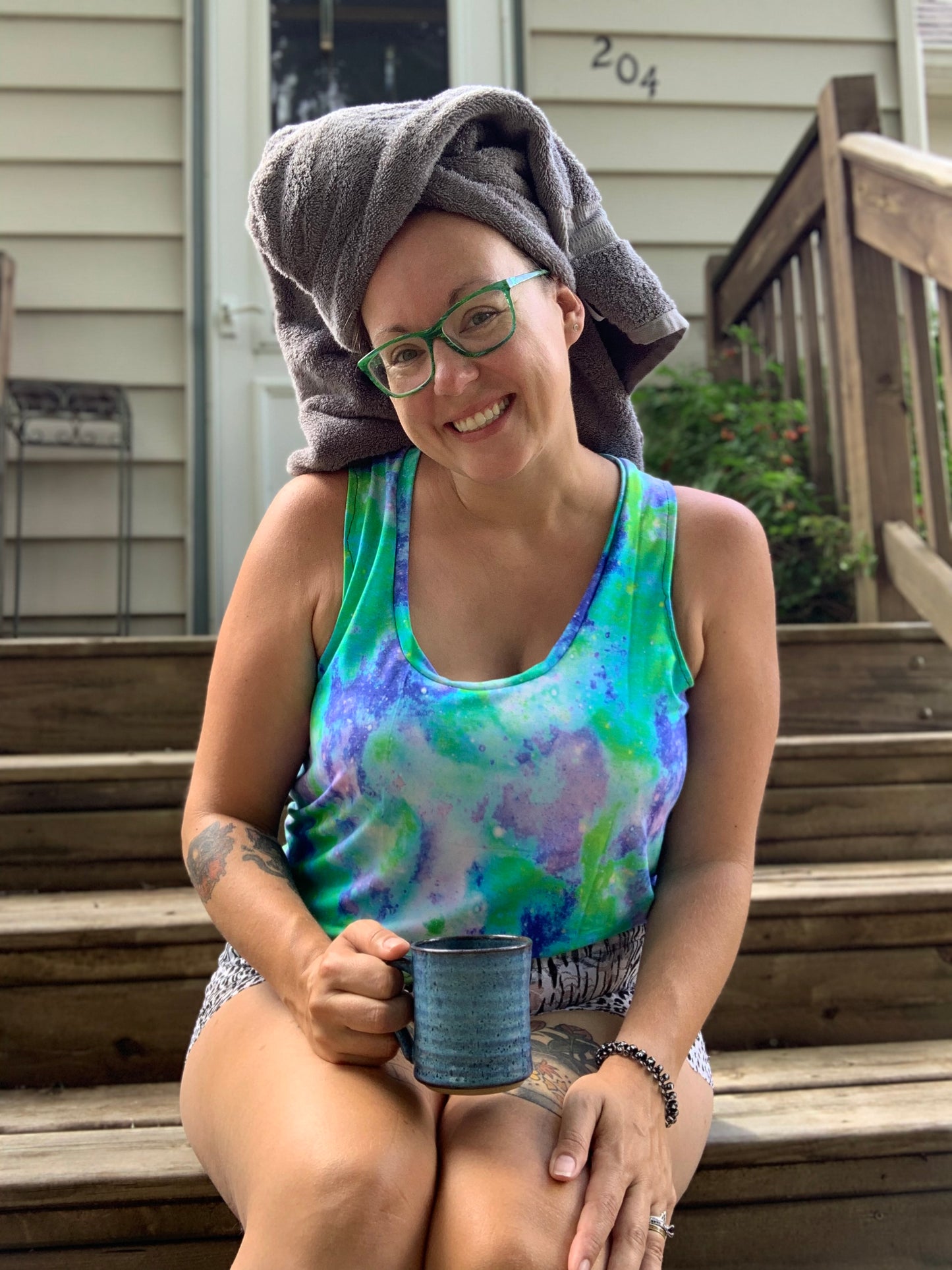 Adult Digital Sewing PDF Pattern - Sweet Sleep Set - Shorts and Tank top Pajamas