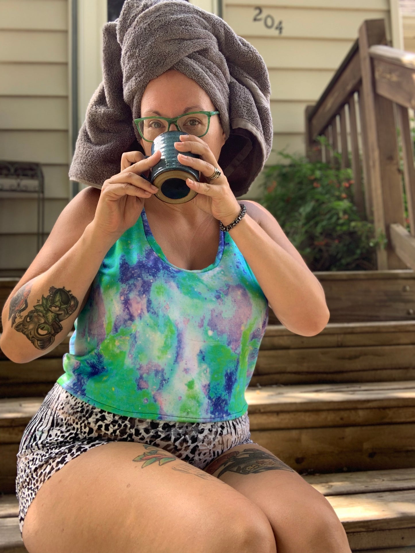 Adult Digital Sewing PDF Pattern - Sweet Sleep Set - Shorts and Tank top Pajamas