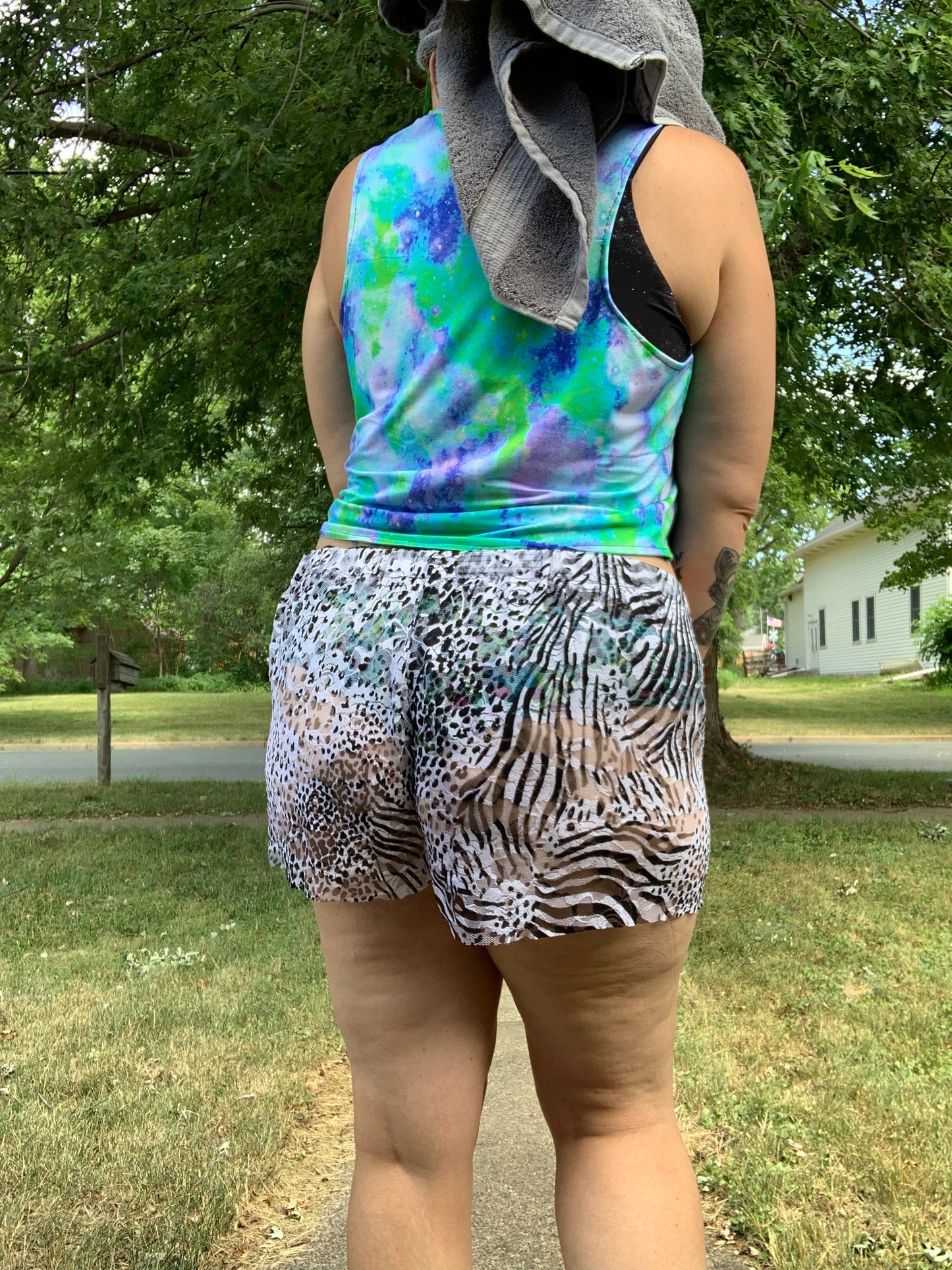 Adult Digital Sewing PDF Pattern - Sweet Sleep Set - Shorts and Tank top Pajamas