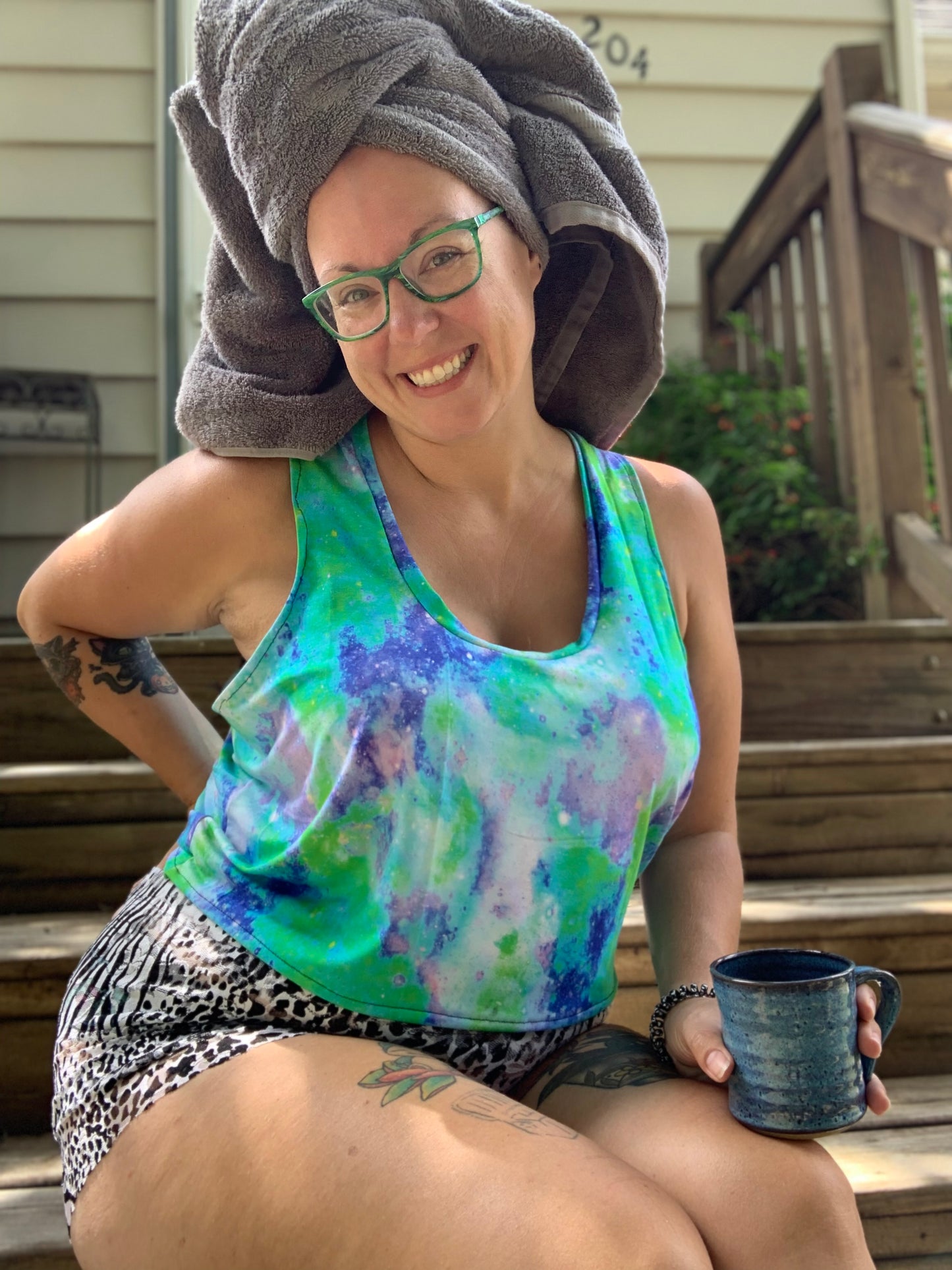 Adult Digital Sewing PDF Pattern - Sweet Sleep Set - Shorts and Tank top Pajamas