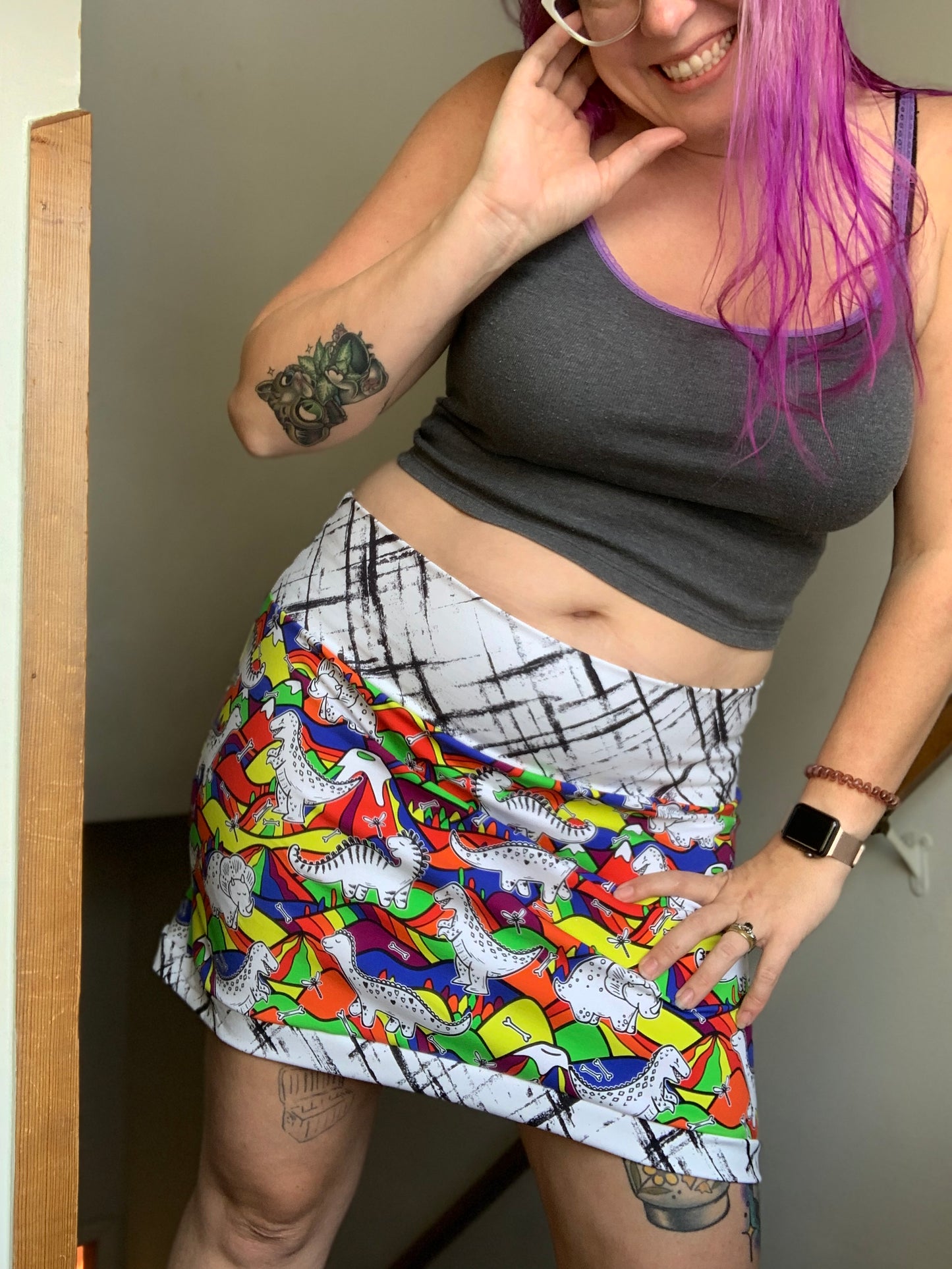 Adult Candy Pocket Skirt - Digital PDF Sewing Pattern - Size 28" hip to 83" hip