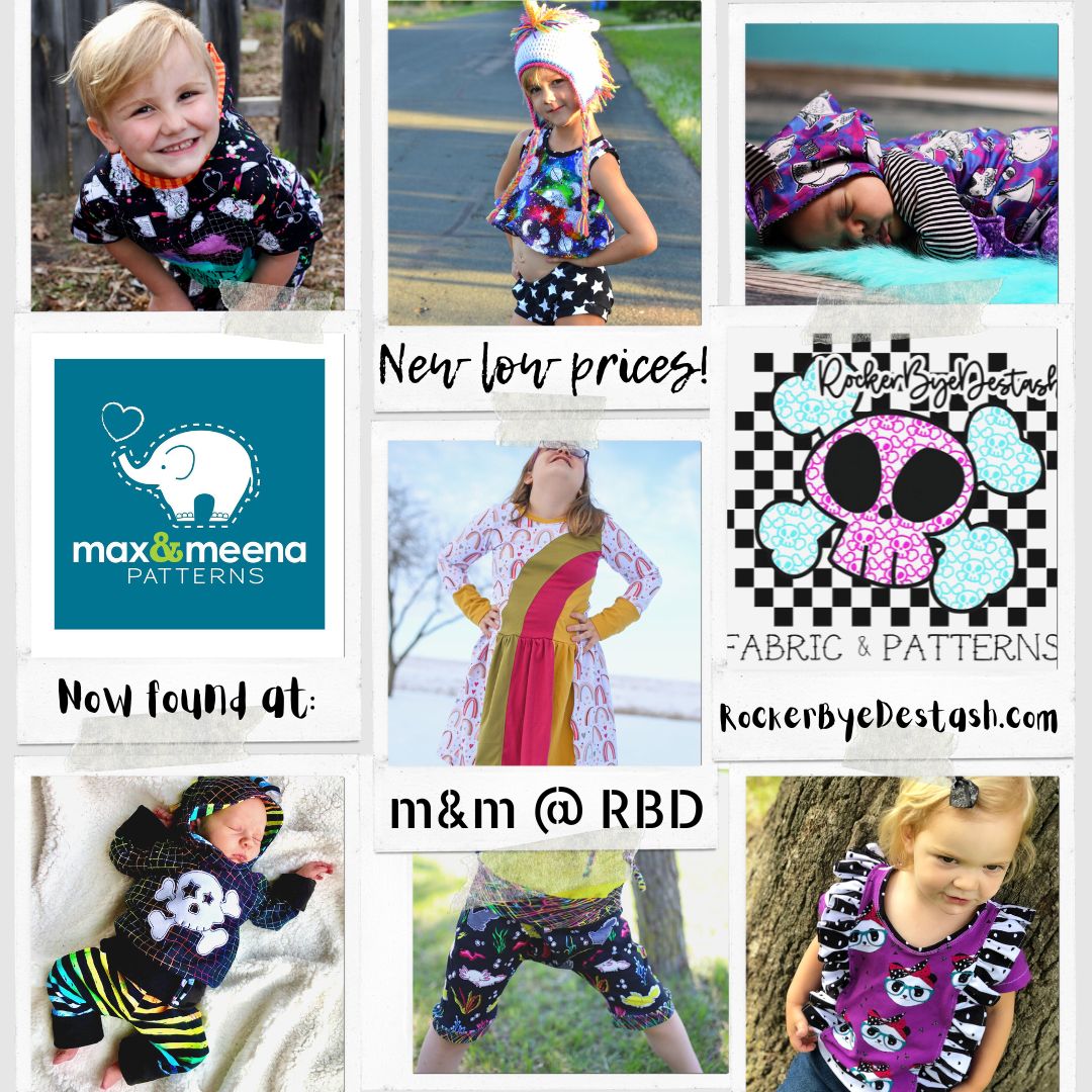 Max & Meena Patterns - ready to rock! – RockerByeDestash