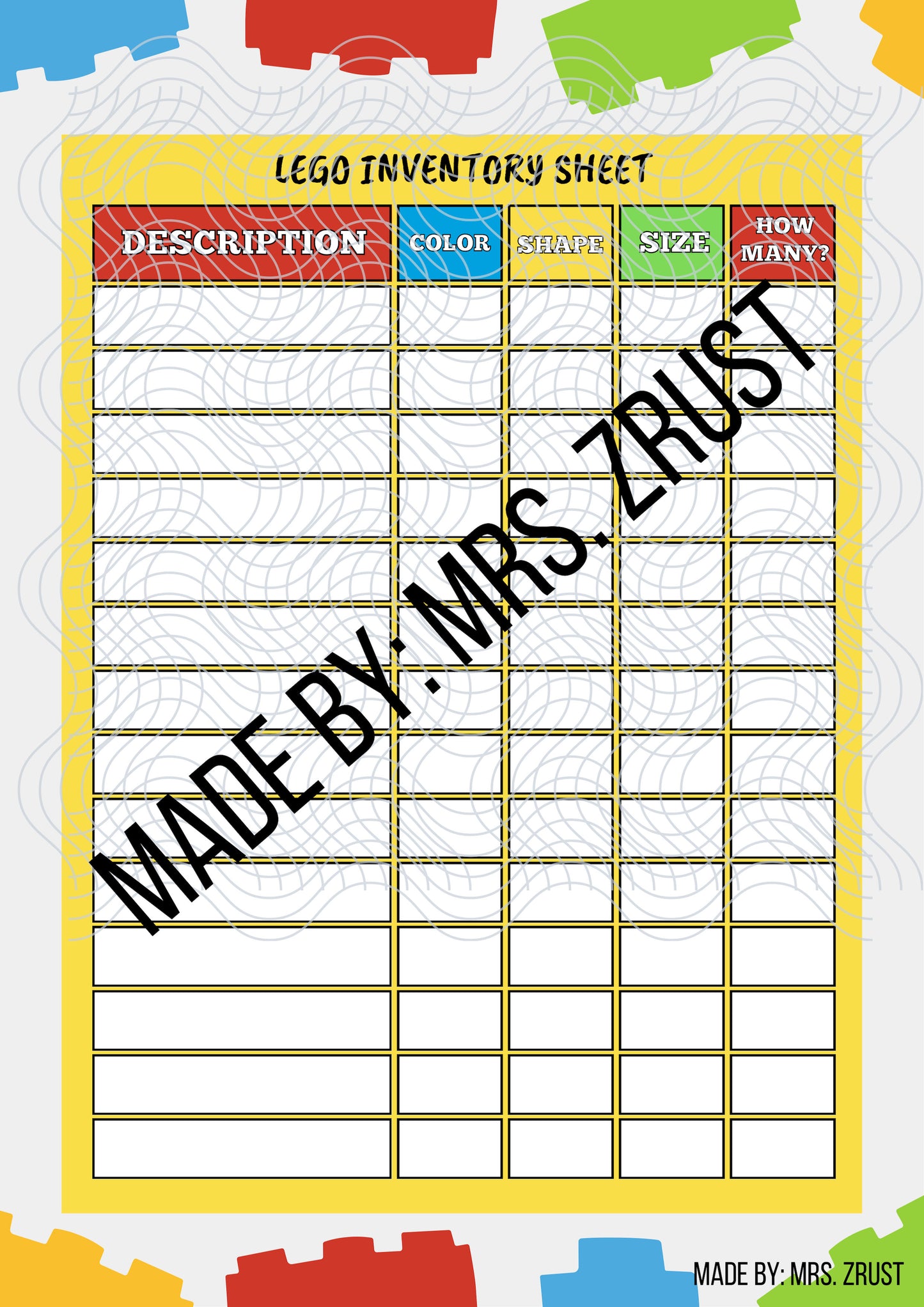 Lego Building and Instructional Booklet Teacher Lesson Plan for Middle School ELA - Writing 6th, 7th, and 8th PDF digital file