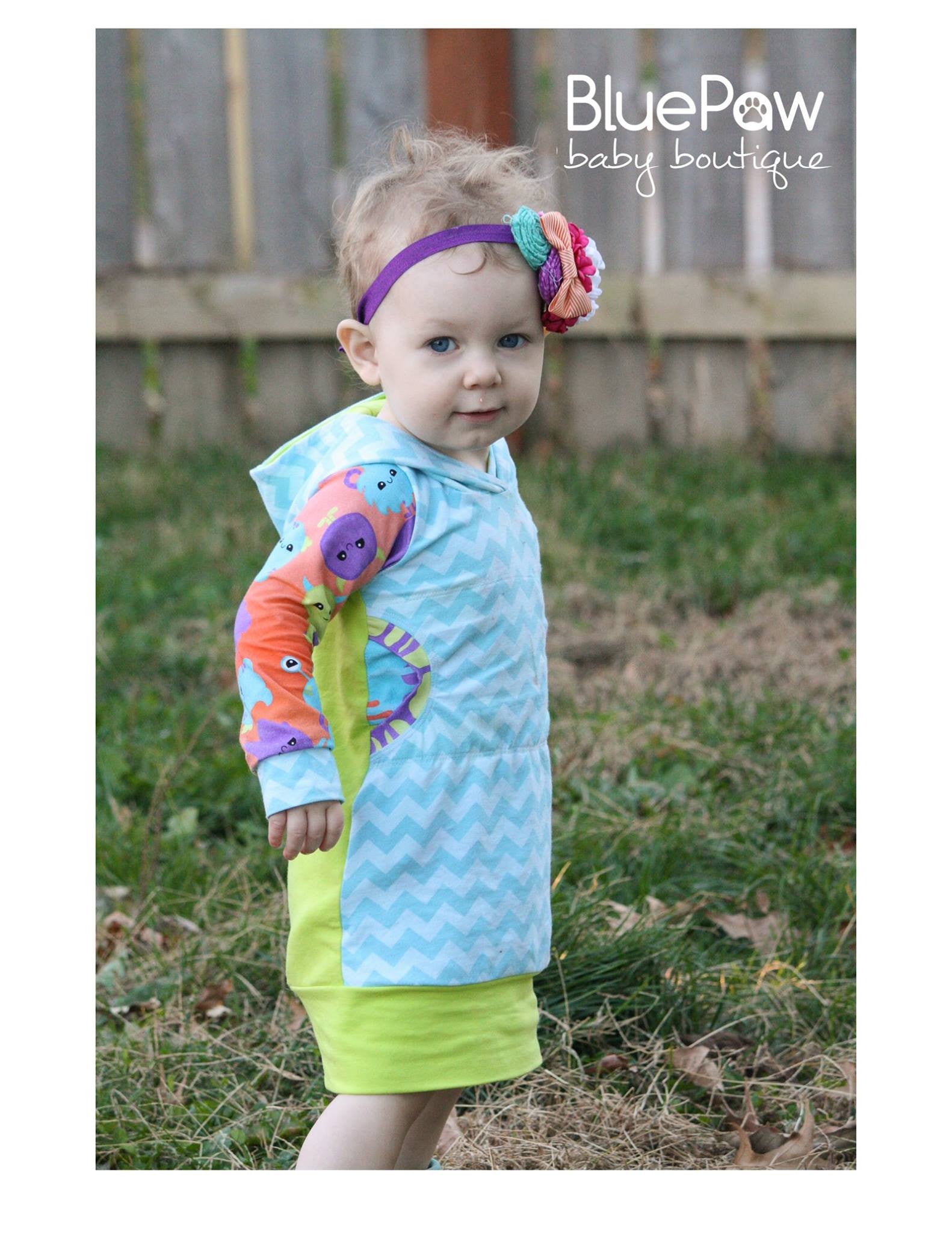 Meena's Tunic Dress PDF sewing pattern – RockerByeDestash