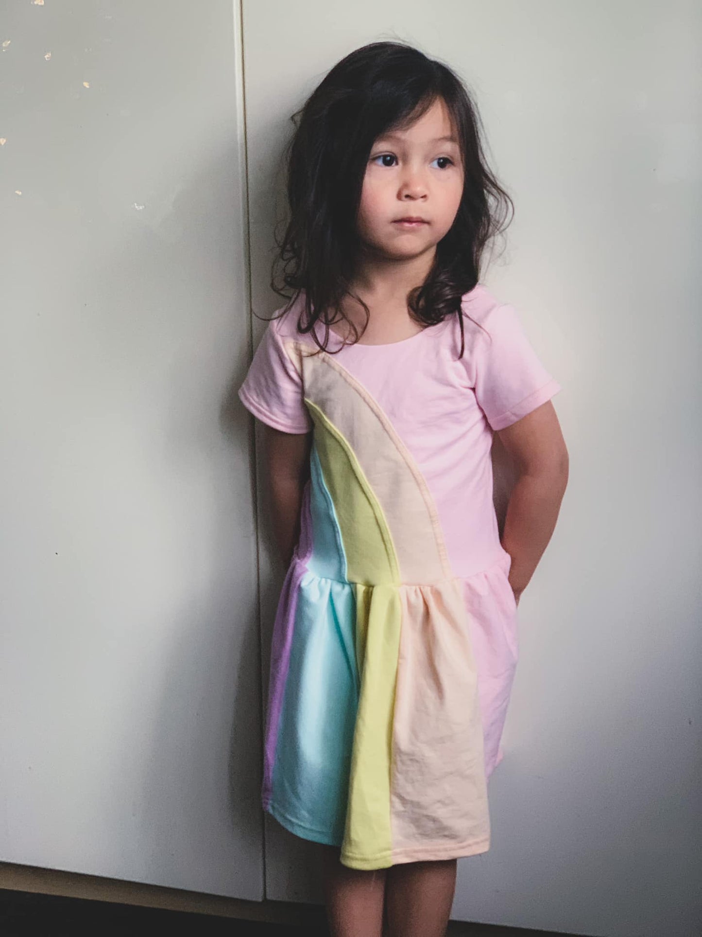 Rainbow Falls Dress -Kids- PDF Pattern -Projector/A0 Friendly-