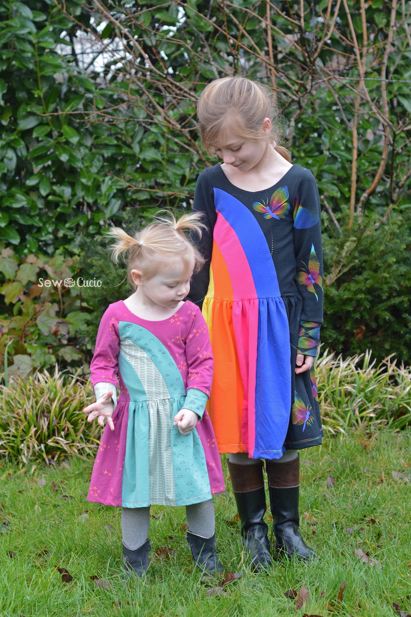 Rainbow Falls Dress -Kids- PDF Pattern -Projector/A0 Friendly-