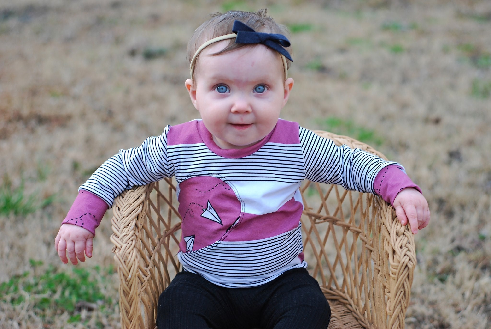 Baby Heart Print Pattern Print Hoodie Sets main image 0