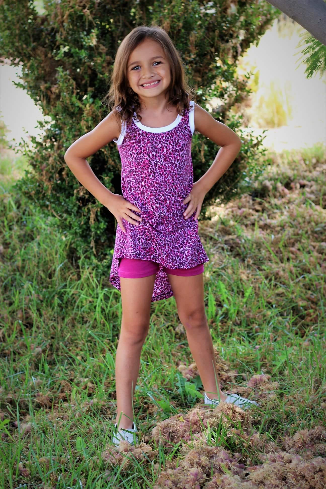 Girls Hilo Tunic Dress PDF Sewing pattern (A0 file included)