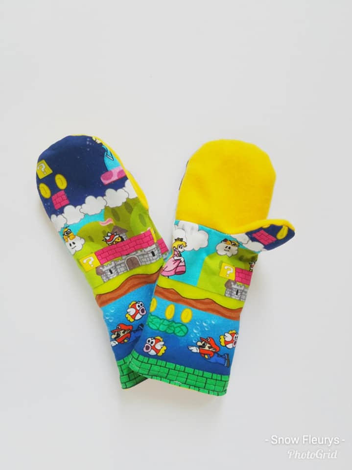 Merry Mittens Sewing Pattern PDF (Sweater Mittens or Fleece Mittens) **Projector/A0 Friendly**