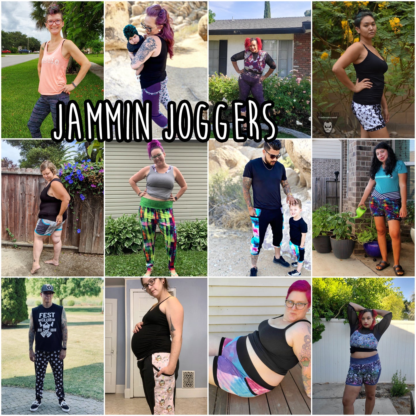ADULT SIZE Jammin Joggers - PDF - Digital Pattern File for garment sewing
