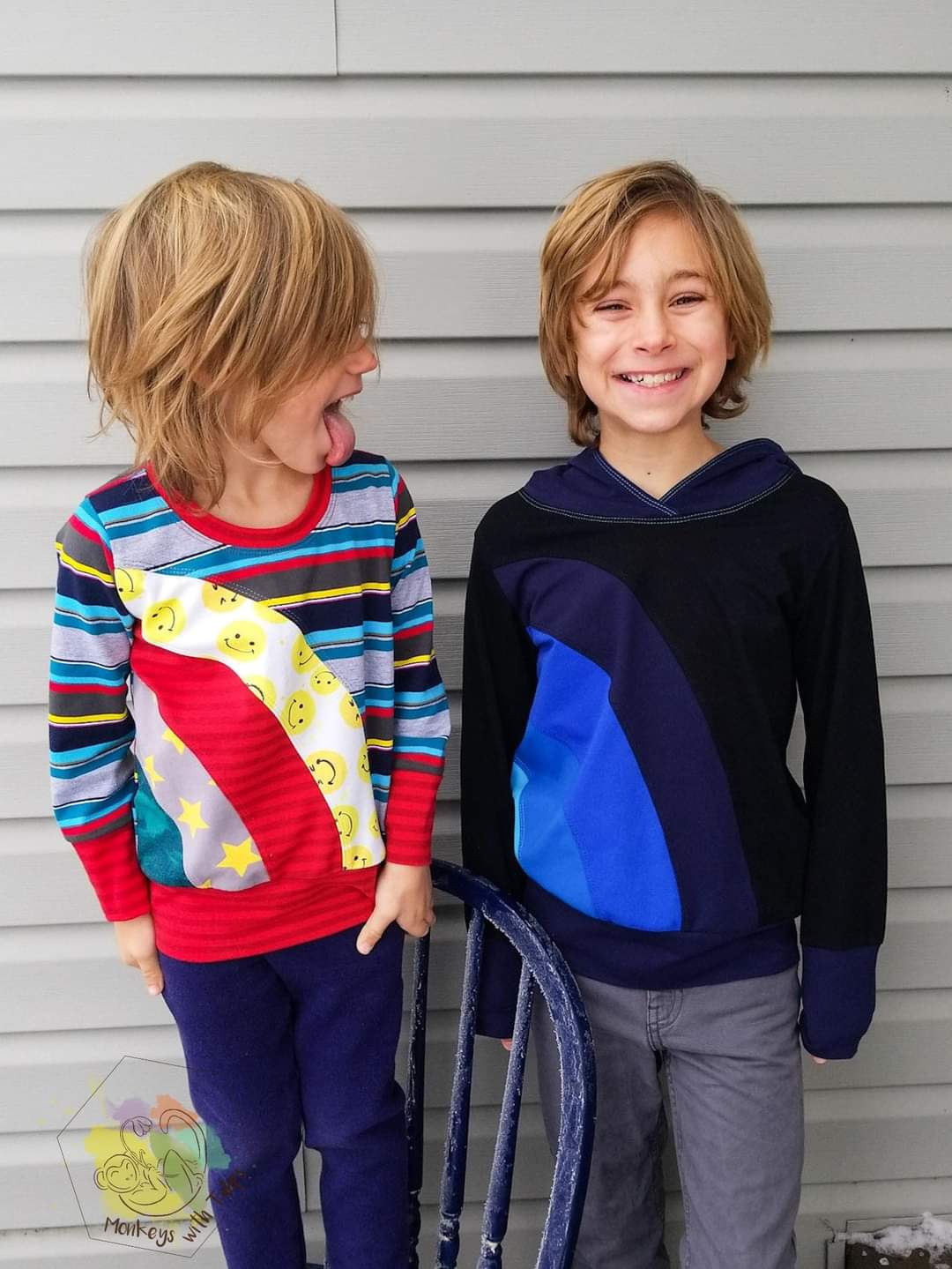 Rainbow Falls Hoodie -KIDS- PDF Pattern -Projector/A0 Friendly-