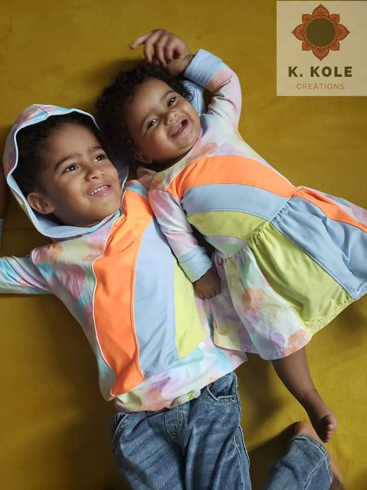 Rainbow Falls Hoodie -KIDS- PDF Pattern -Projector/A0 Friendly-