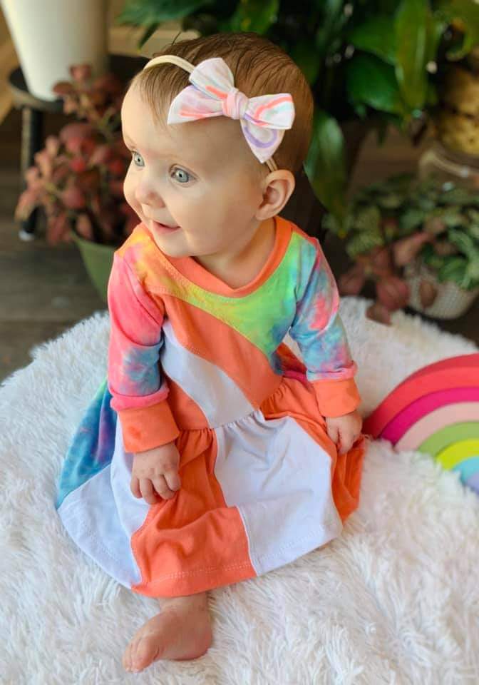 Rainbow Falls Dress -Kids- PDF Pattern -Projector/A0 Friendly-