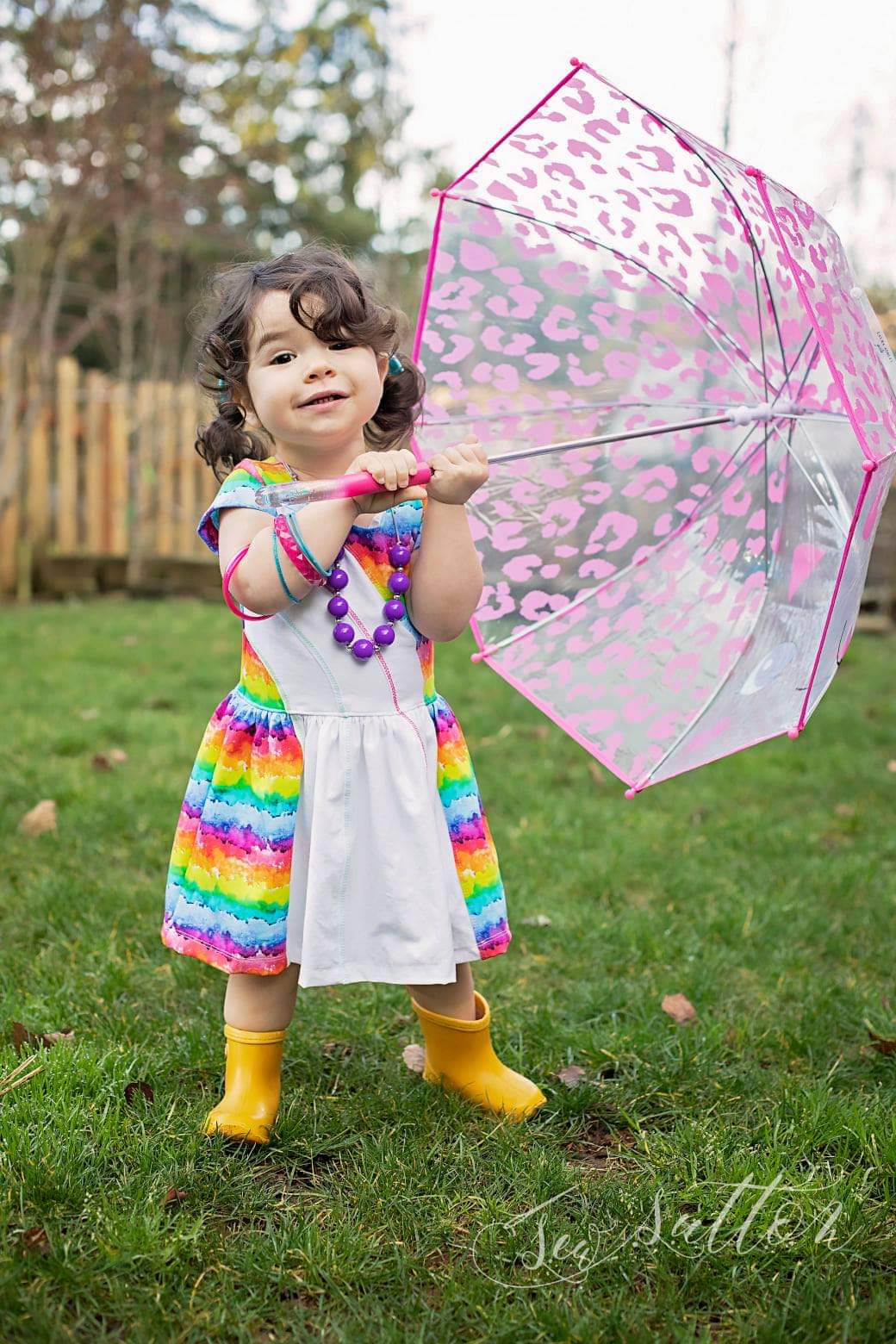 Rainbow Falls Dress -Kids- PDF Pattern -Projector/A0 Friendly-