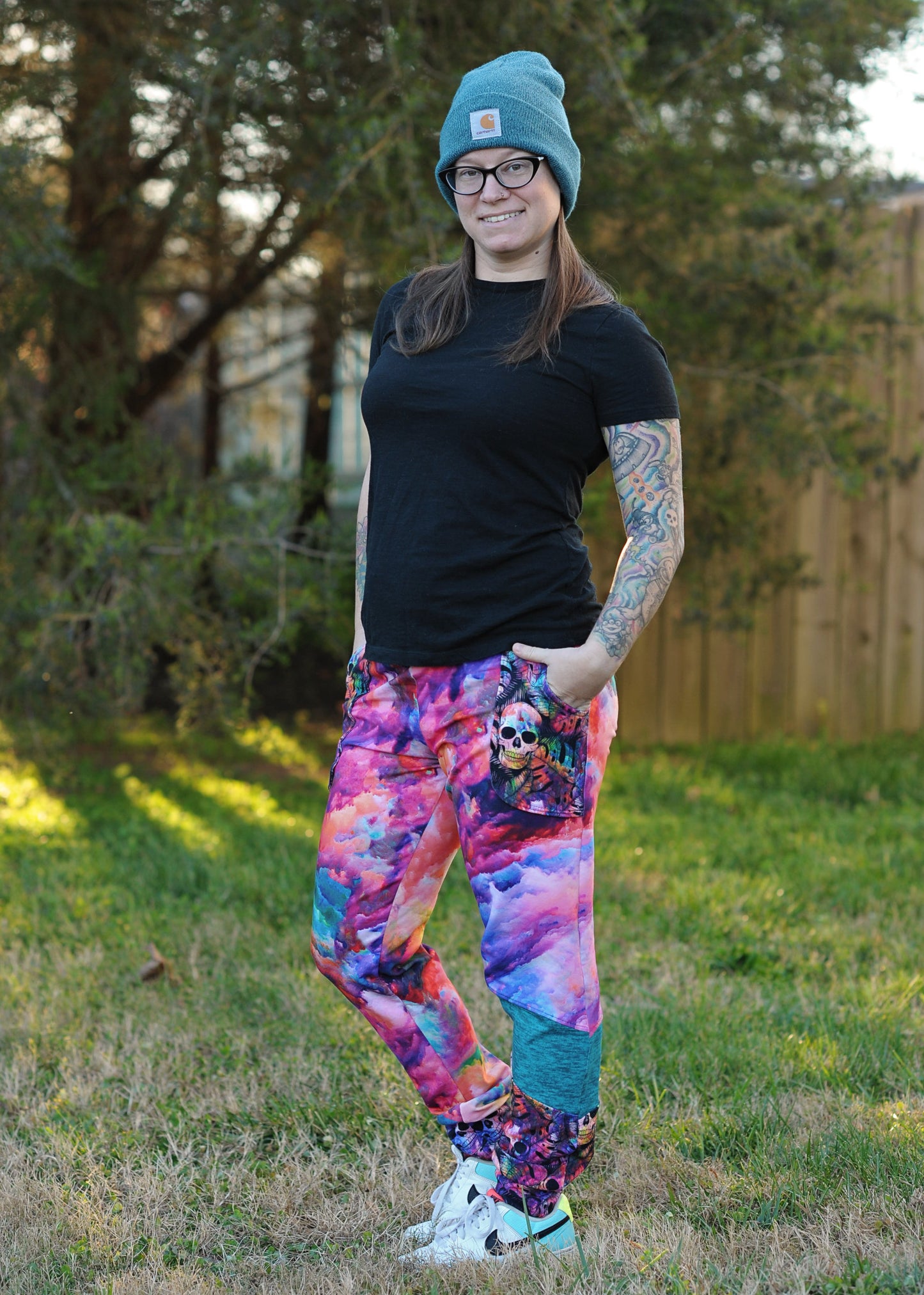 Adult Size - The Universal Joggers - Unisex Stretch Pants with color block options PDF Digital Sewing Patterns